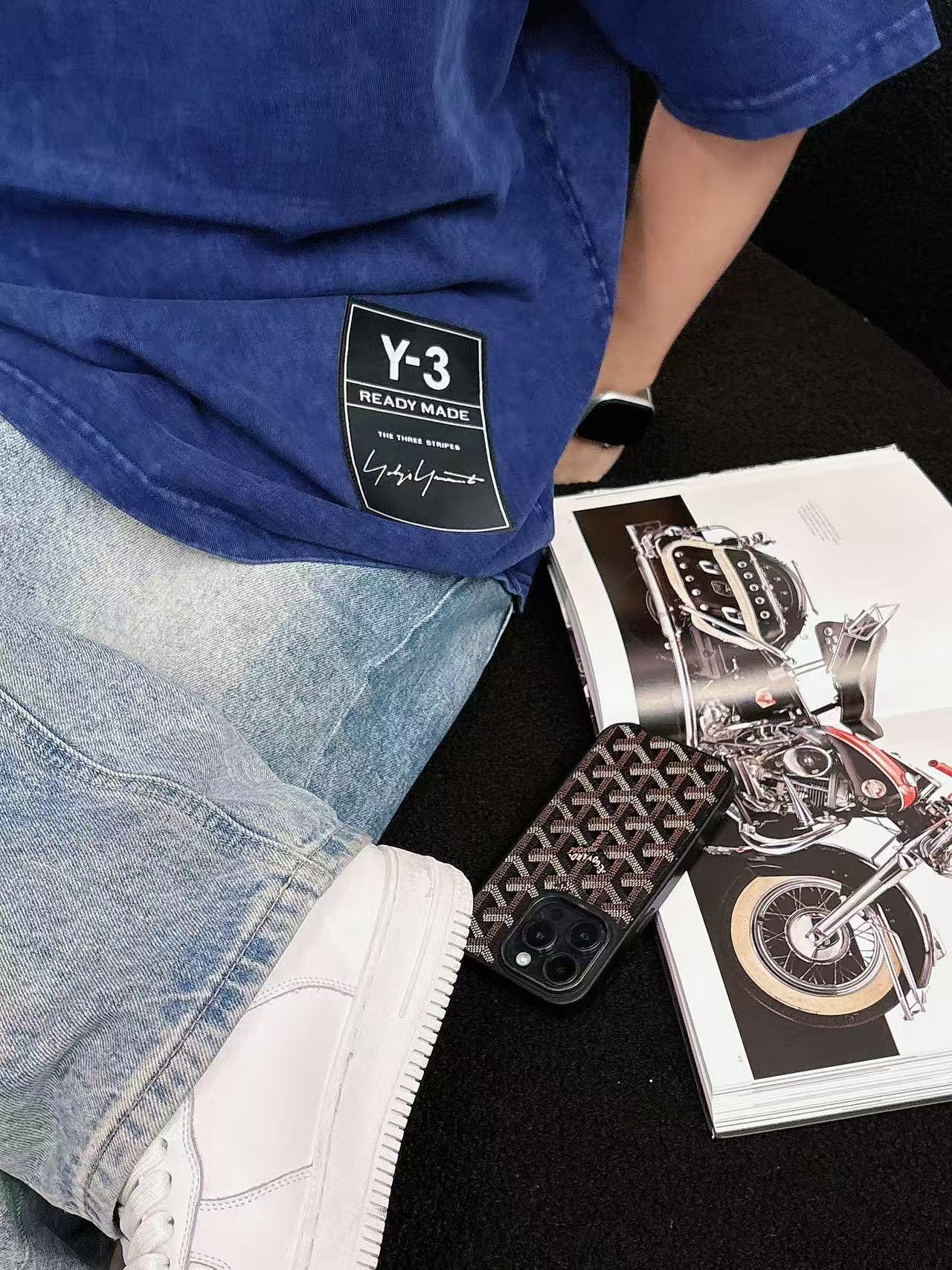 Y-3 * 𝟐6𝐬s 春夏休闲短袖定制面料 品牌经典LOGO 工艺精致 休闲百搭 【𝐒𝐢𝐳𝐞：码数】 S