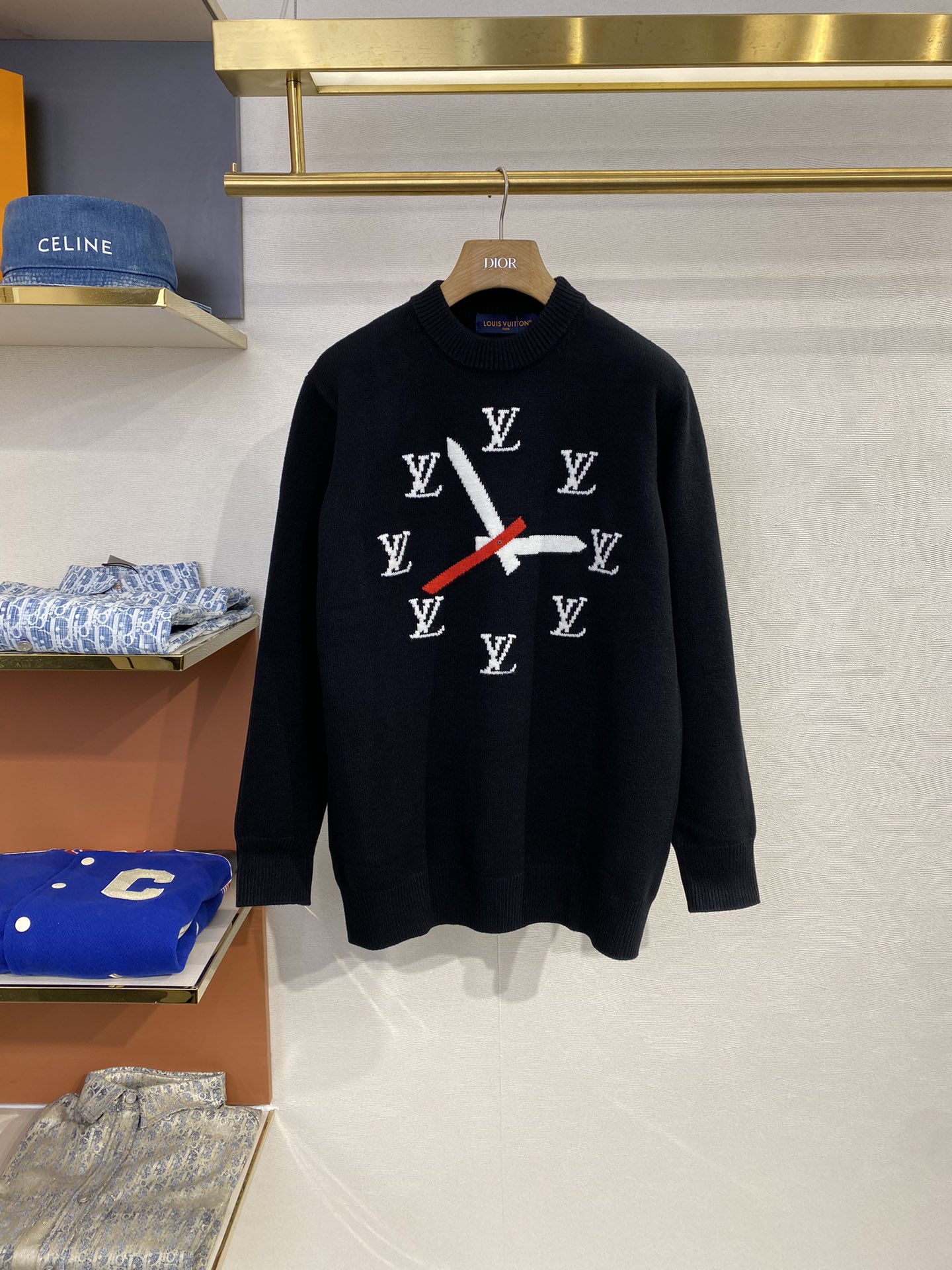 The Top Ultimate Knockoff
 Louis Vuitton Clothing Sweatshirts Buy High-Quality Fake
 Splicing Spandex Weave Wool