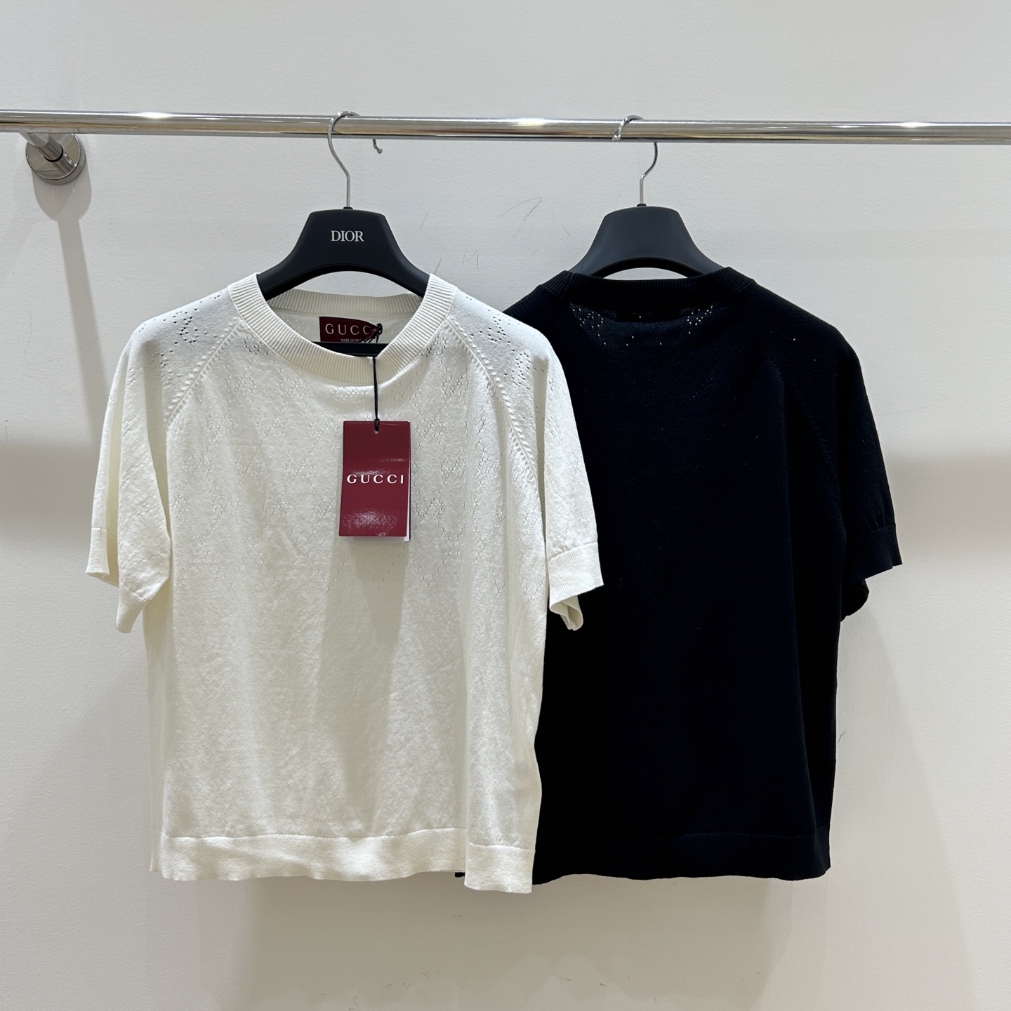 “Original Gucci Binary Short Sleeve Outfits: Classic Design for Stylish Women” - 图片 2