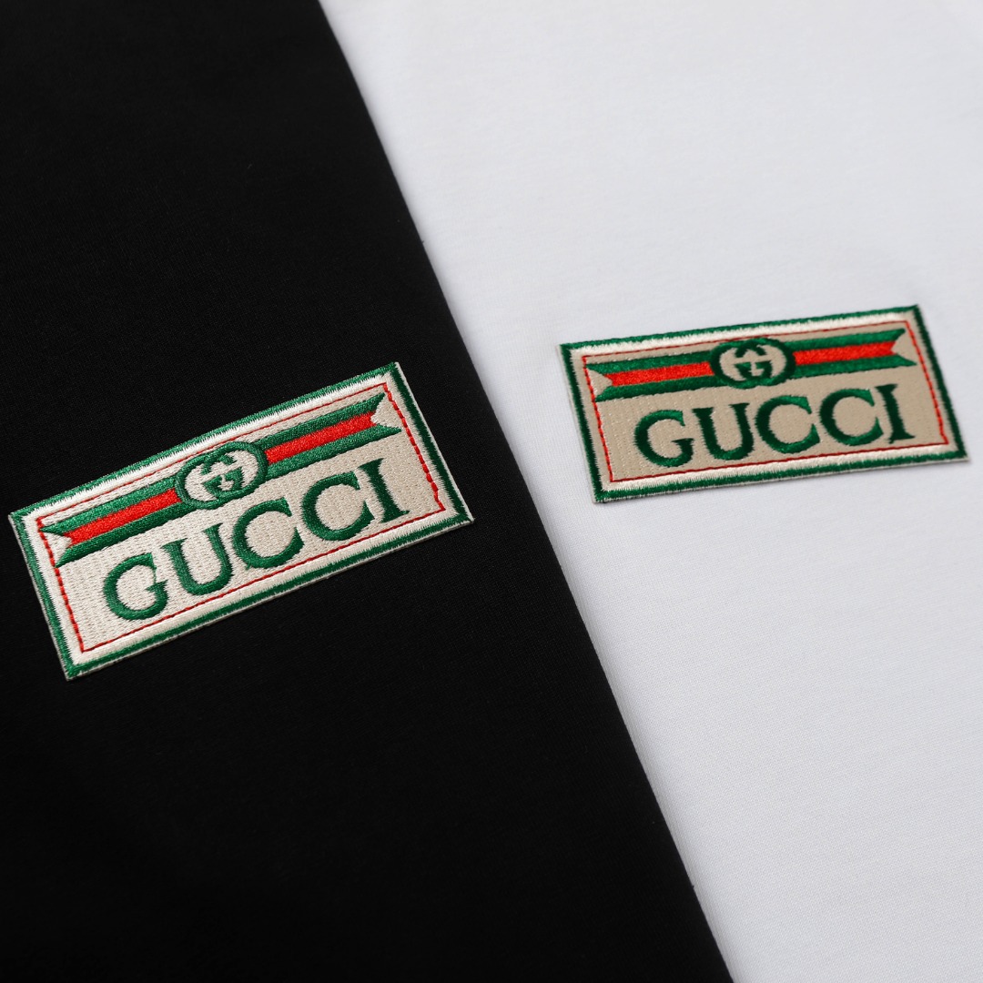 Gucci Double G Embroidered Logo T-shirt – New Spring/Summer Collection - 图片 4