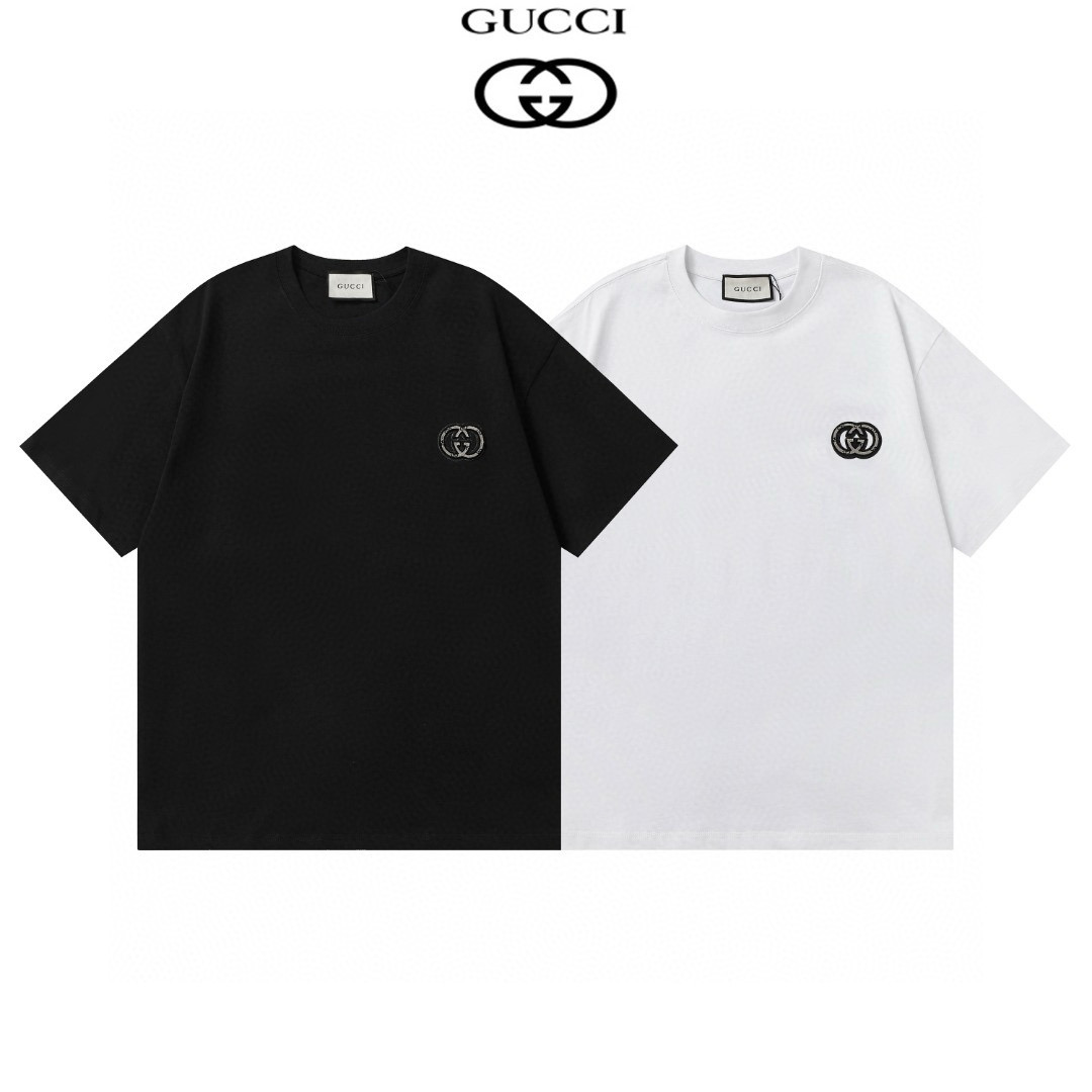 Gucci Double G Logo Embroidered T-shirt – Spring/Summer 2021 Collection - 图片 1