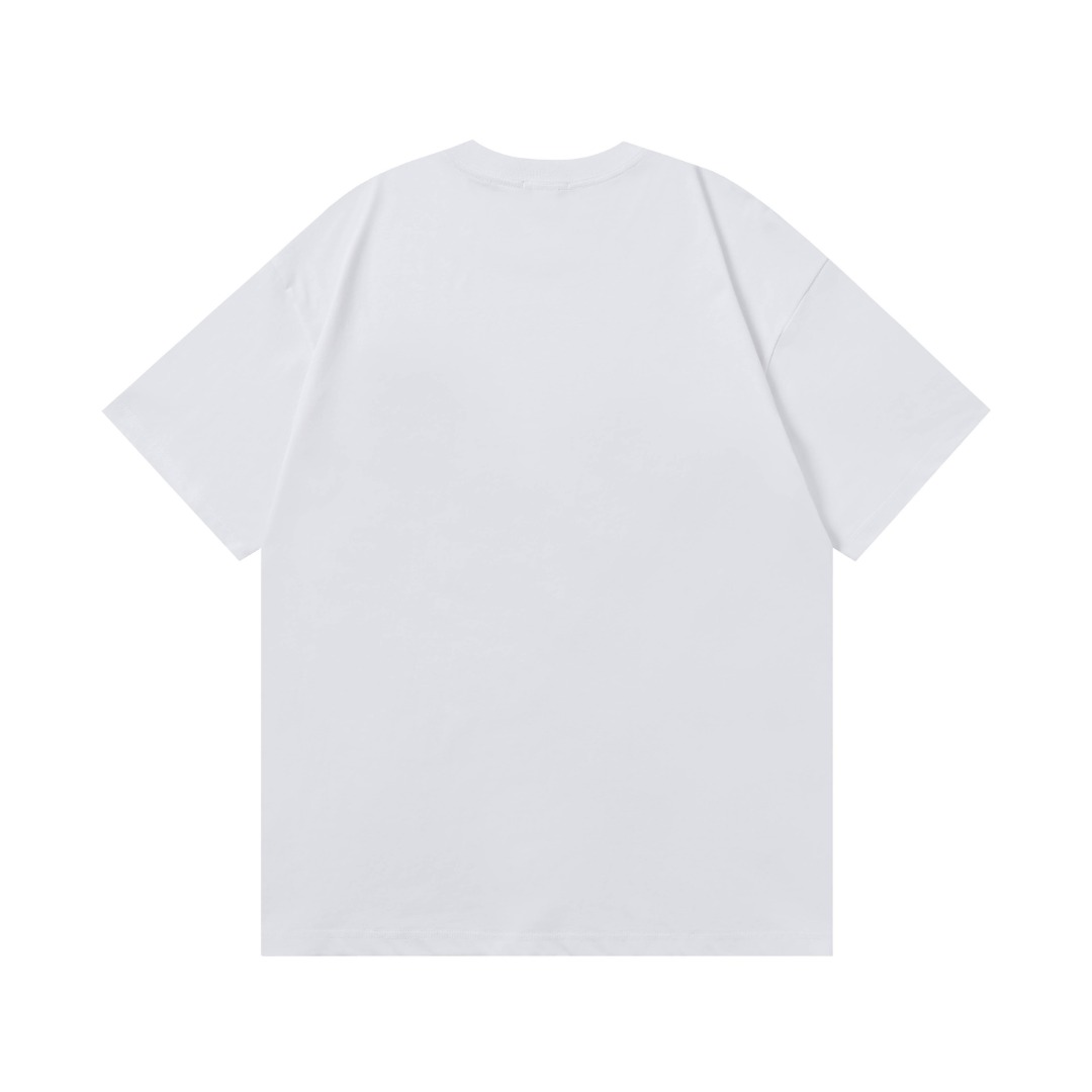 High-Quality Medusa Embroidered T-Shirt in Black and White with Fashion Personality - 图片 5