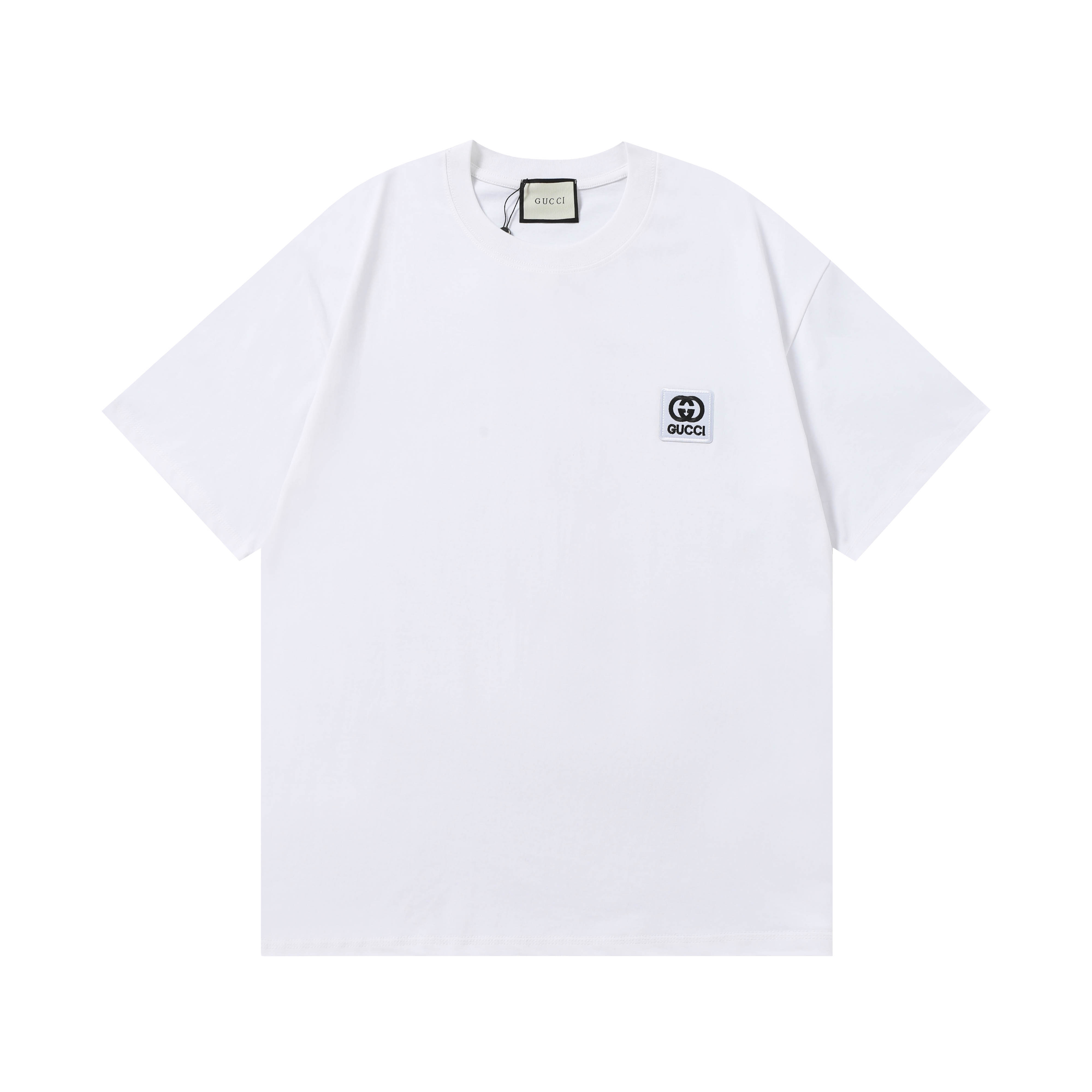 Gucci 2025 Embroidered Couple T-Shirt – High-End Fashion, Original Design, Unisex S-XL Sizes - 图片 2