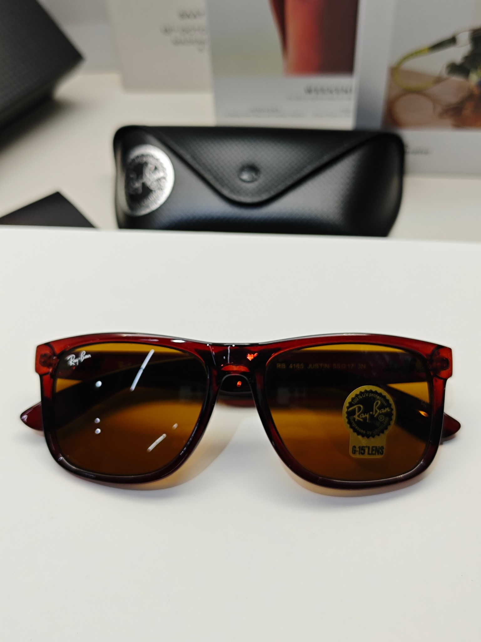 RAYBAN雷朋经典太阳镜夏日限定色彩男女通用款ModelRB4165Size55-173N