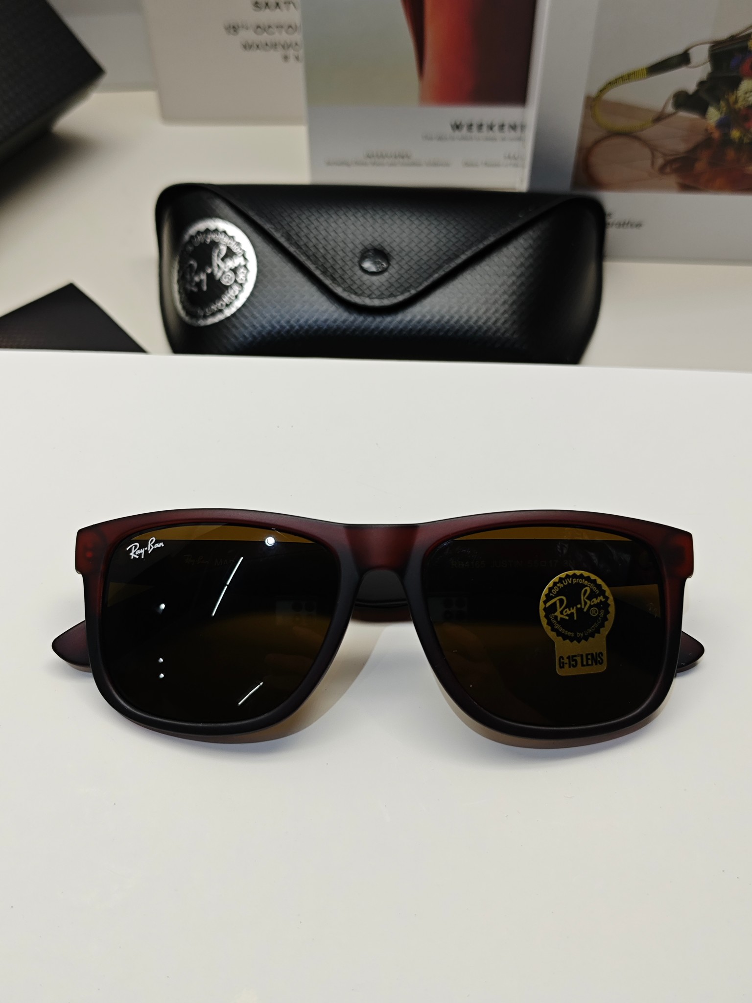 RAYBAN雷朋经典太阳镜夏日限定色彩男女通用款ModelRB4165Size55-173N