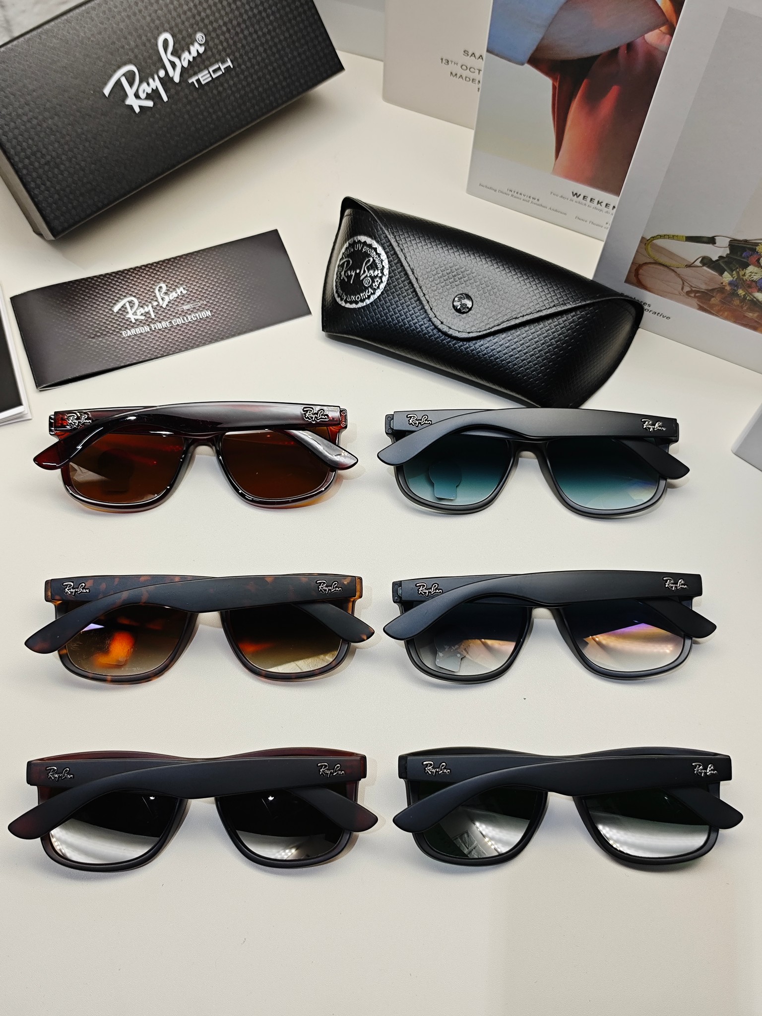 RAYBAN雷朋经典太阳镜夏日限定色彩男女通用款ModelRB4165Size55-173N