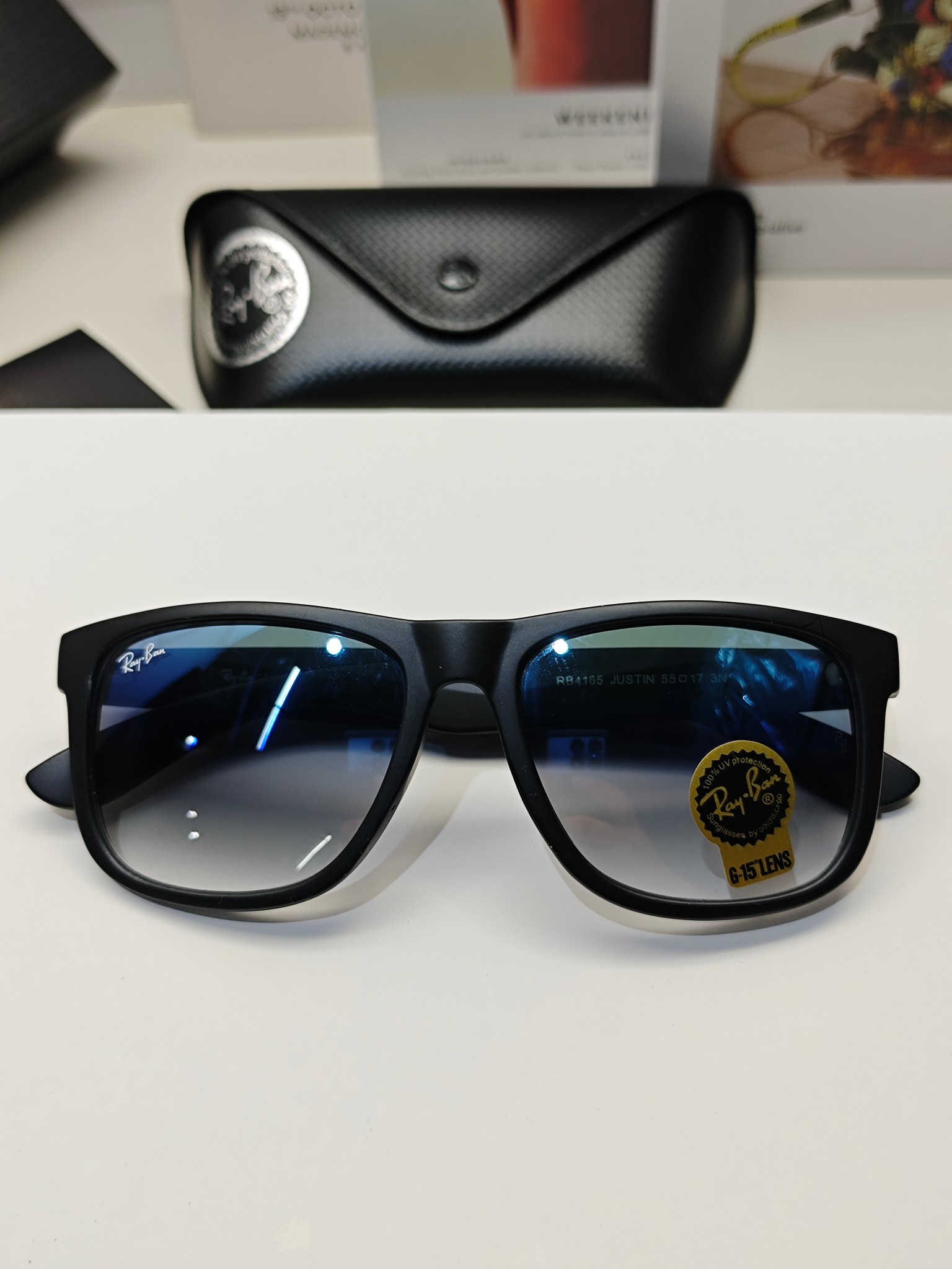 RAYBAN雷朋经典太阳镜夏日限定色彩男女通用款ModelRB4165Size55-173N