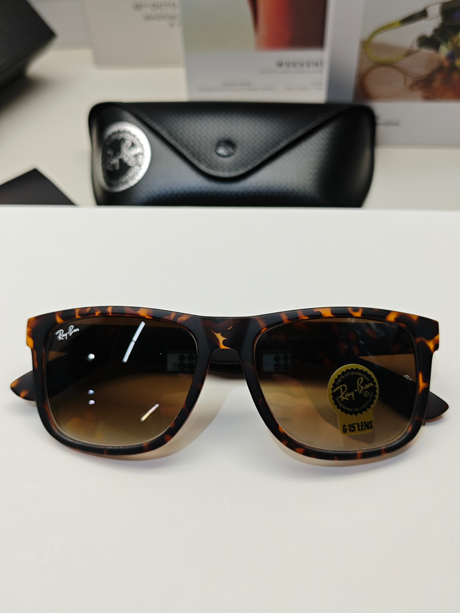 RAYBAN雷朋经典太阳镜夏日限定色彩男女通用款ModelRB4165Size55-173N