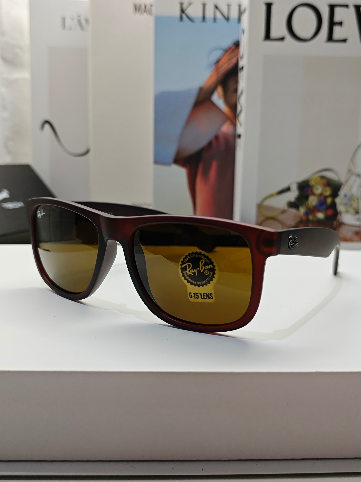 RAYBAN雷朋经典太阳镜夏日限定色彩男女通用款ModelRB4165Size55-173N