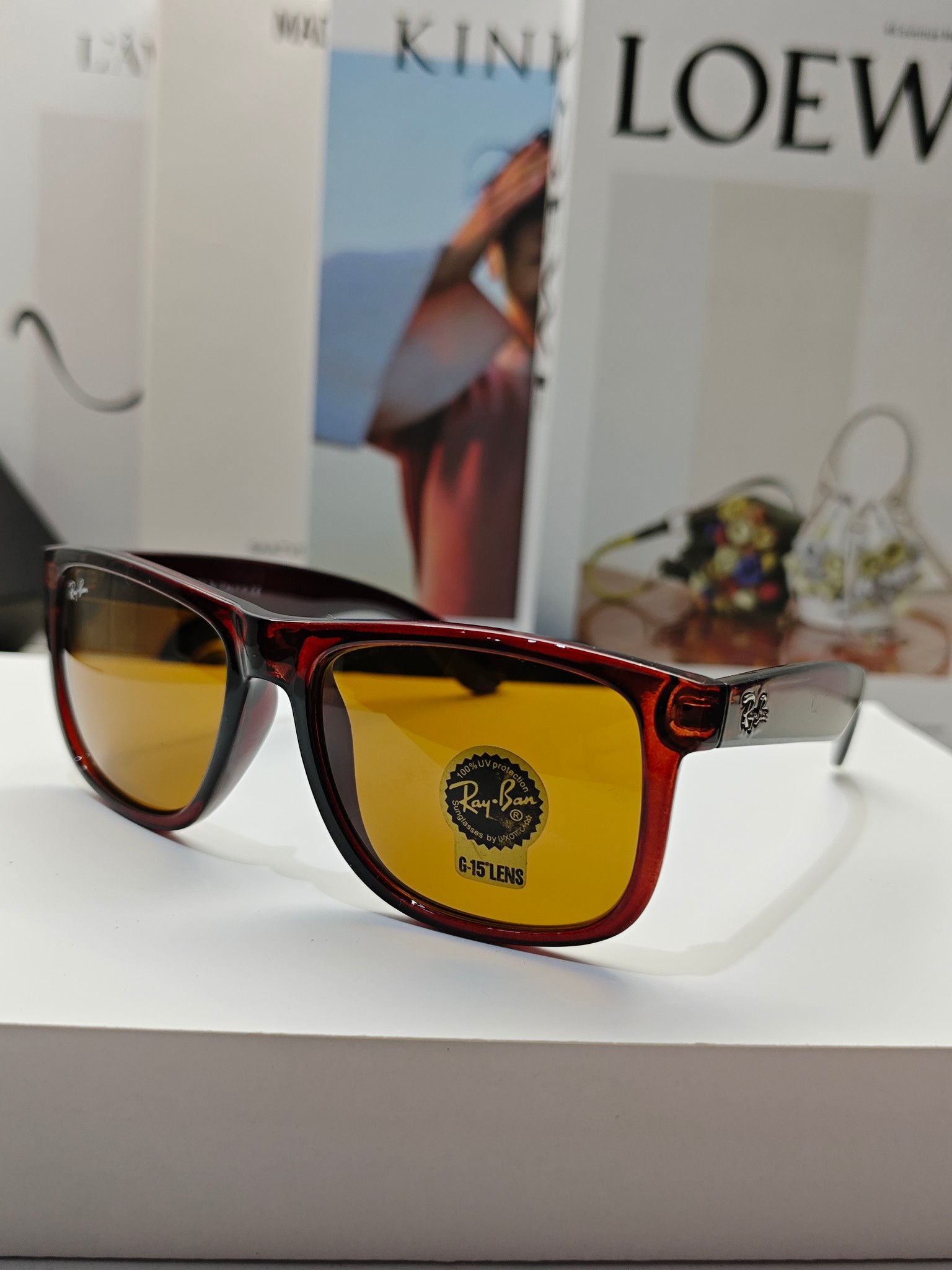 RAYBAN雷朋经典太阳镜夏日限定色彩男女通用款ModelRB4165Size55-173N