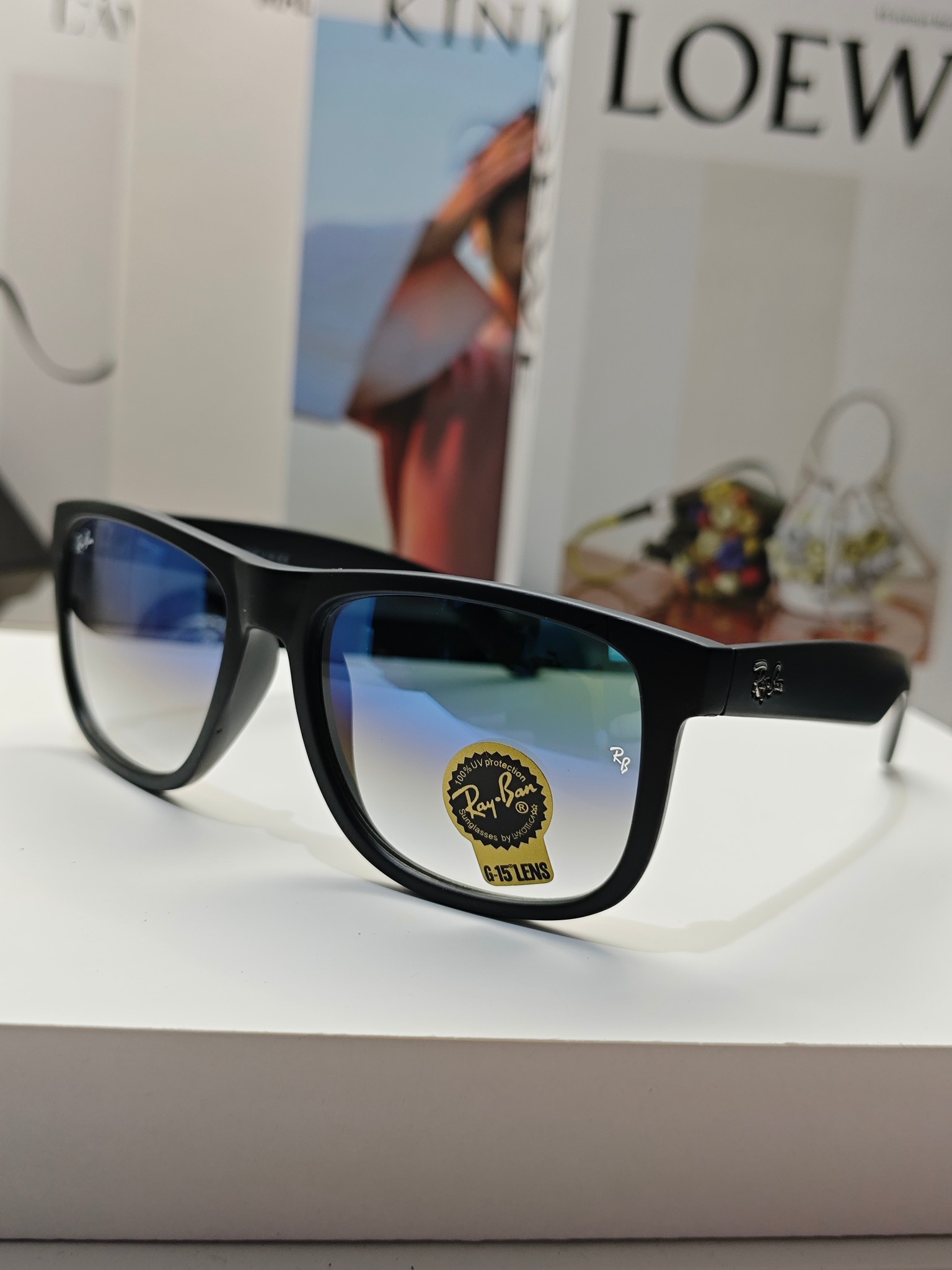 RAYBAN雷朋经典太阳镜夏日限定色彩男女通用款ModelRB4165Size55-173N