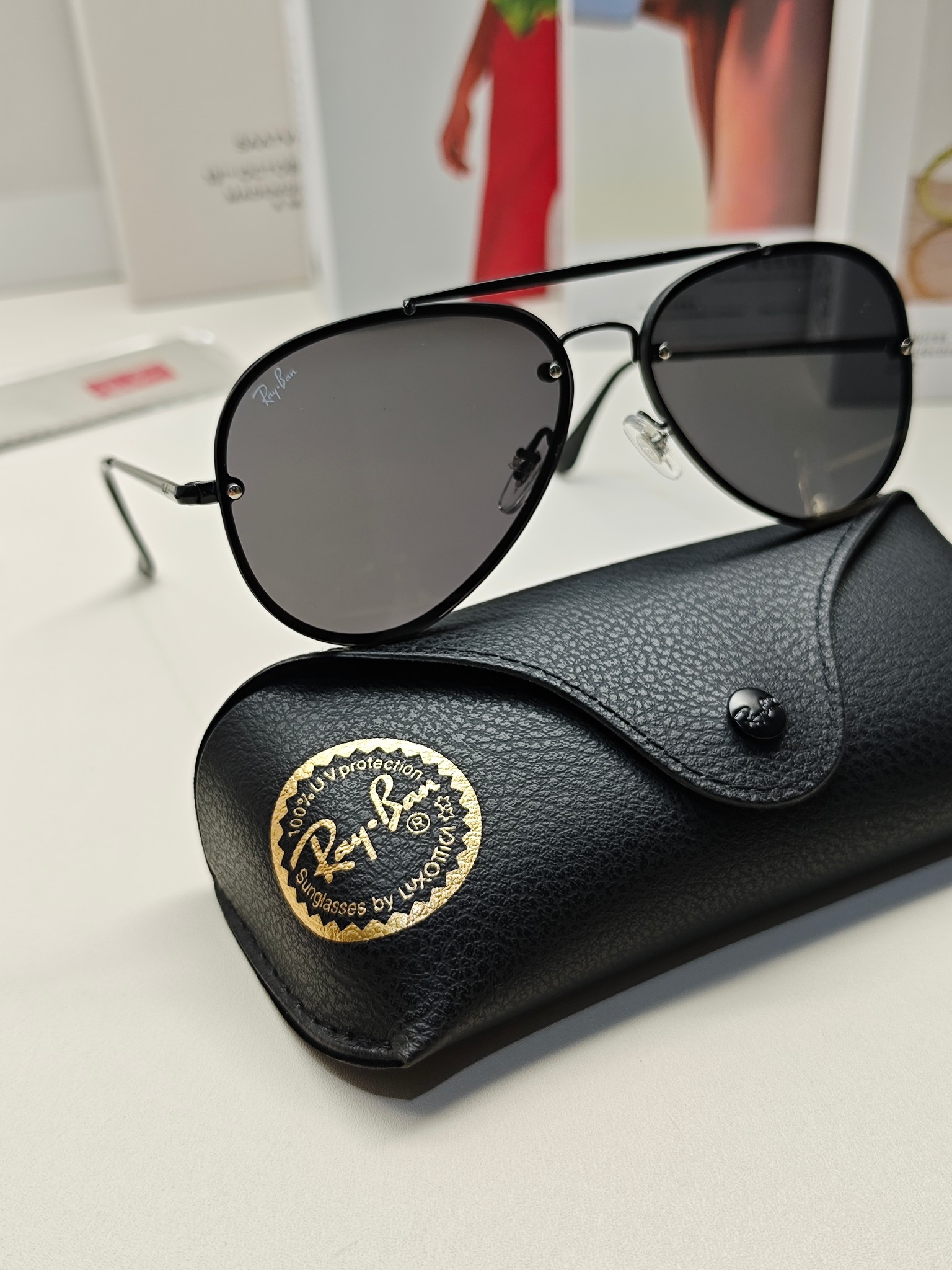 RAYBAN雷朋RB3584高品质经典款潮框男女通用超帅气！