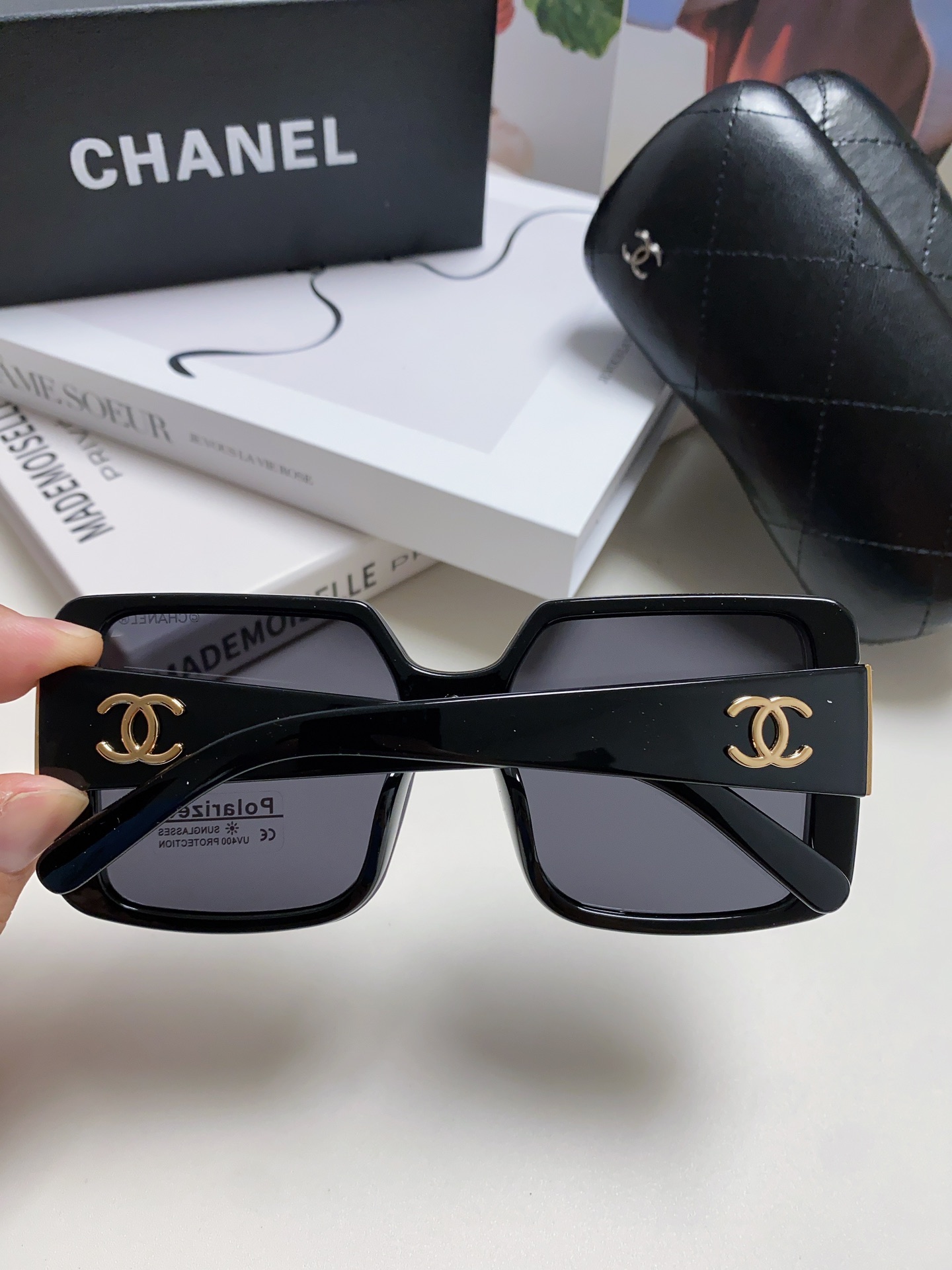 Chanel香奈儿2024新品时尚女士高端太阳眼镜偏光太阳镜大框开车墨镜眼镜大框时尚上档次
