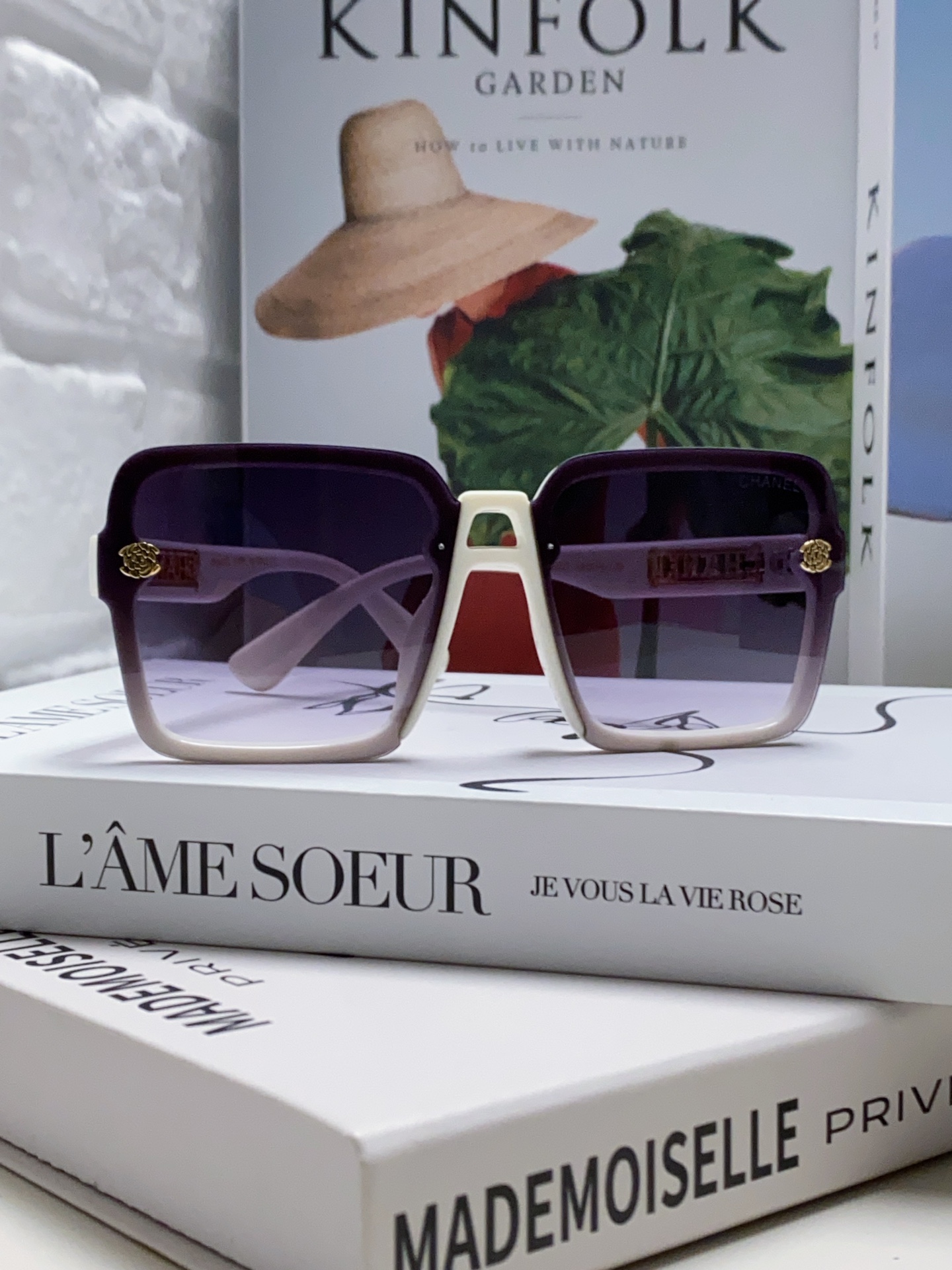 Chanel Lunettes De Soleil La couleur violette Fashion