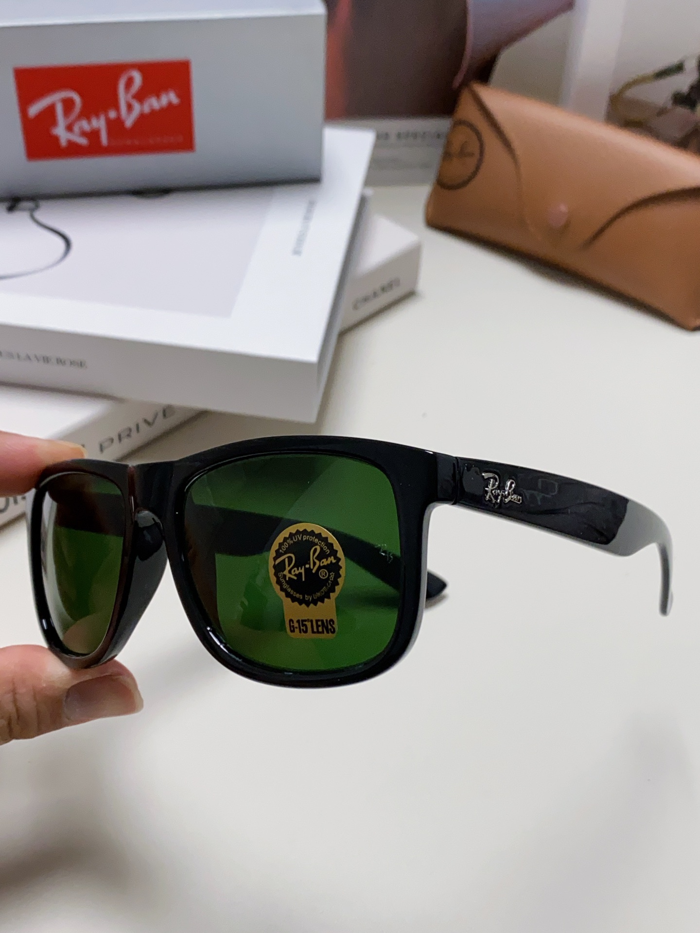RAYBAN 雷朋 经典太阳镜  夏日限定色彩 男女通用款 Model ：RB4165 Size：55-
