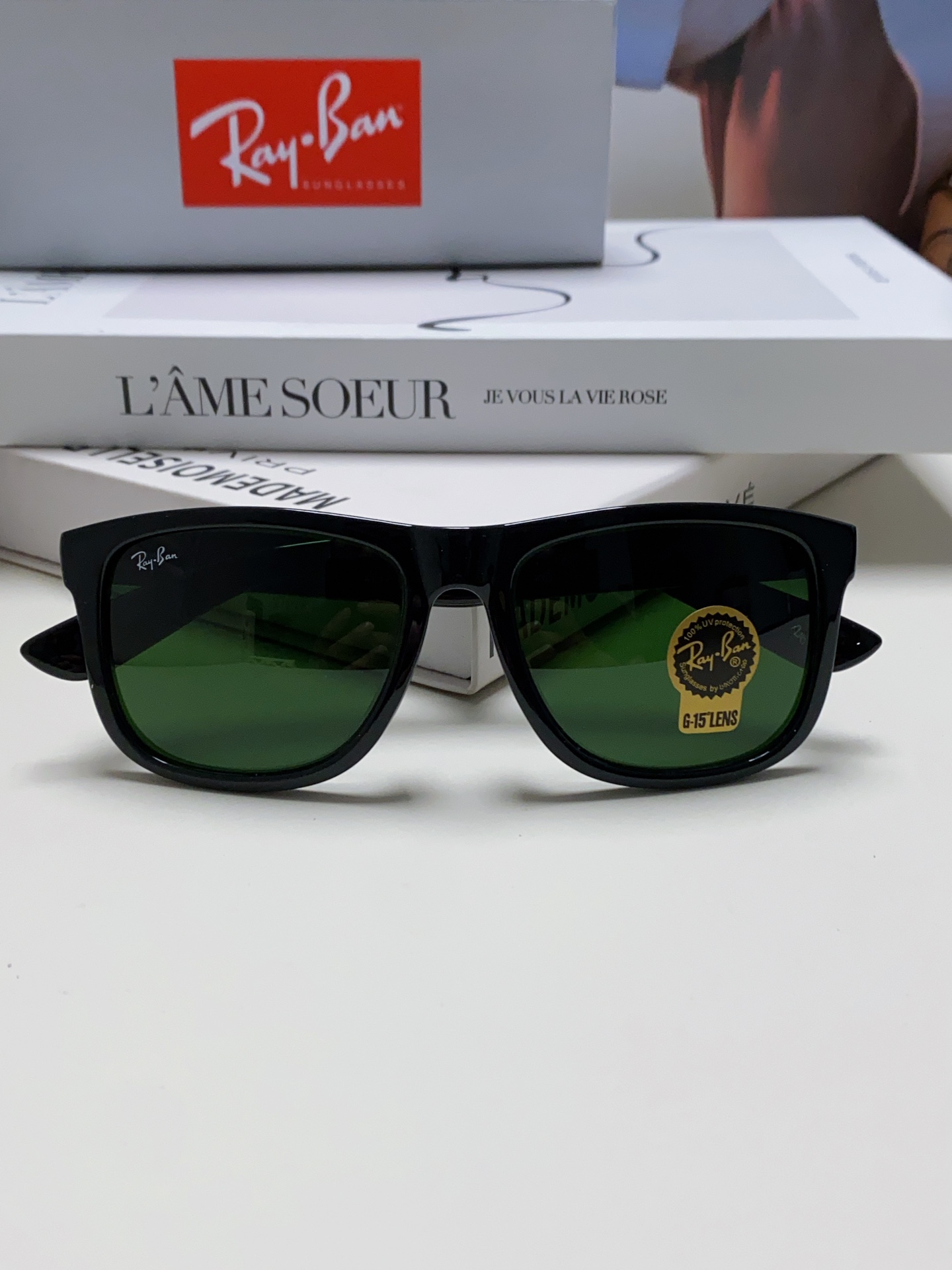 RAYBAN 雷朋 经典太阳镜  夏日限定色彩 男女通用款 Model ：RB4165 Size：55-