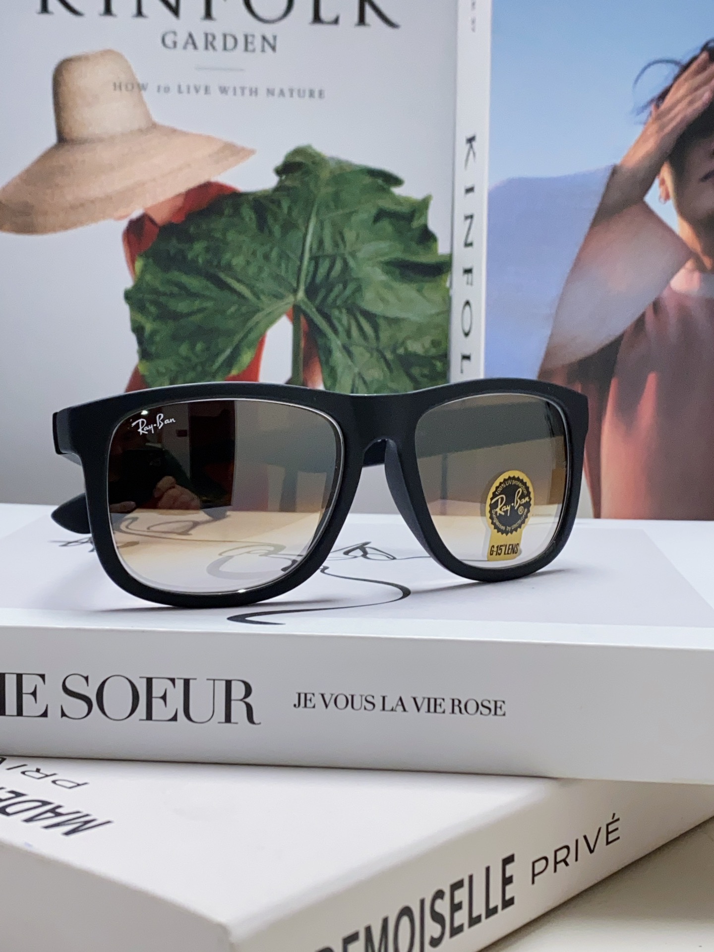 RAYBAN 雷朋 经典太阳镜  夏日限定色彩 男女通用款 Model ：RB4165 Size：55-