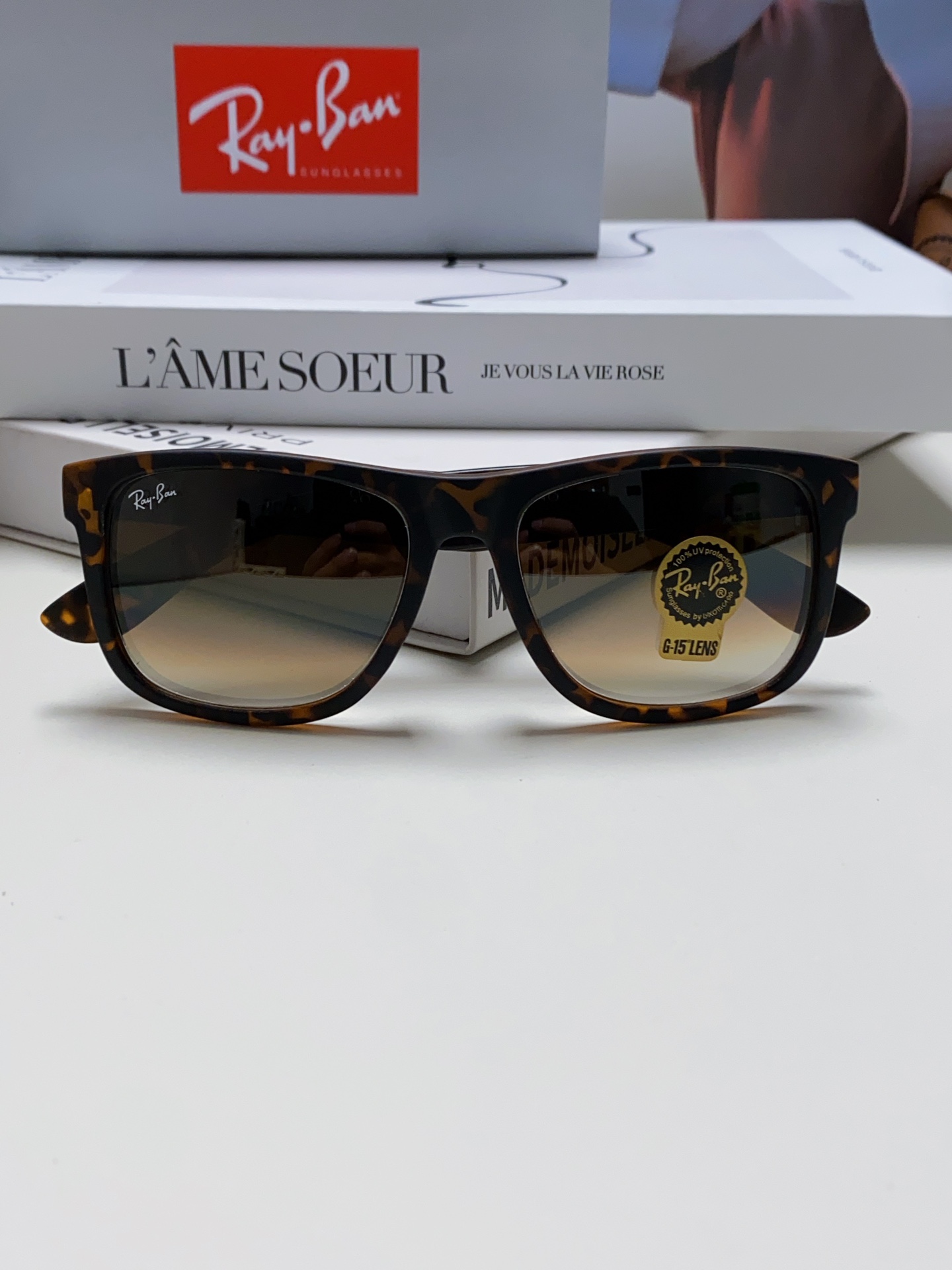 RAYBAN 雷朋 经典太阳镜  夏日限定色彩 男女通用款 Model ：RB4165 Size：55-