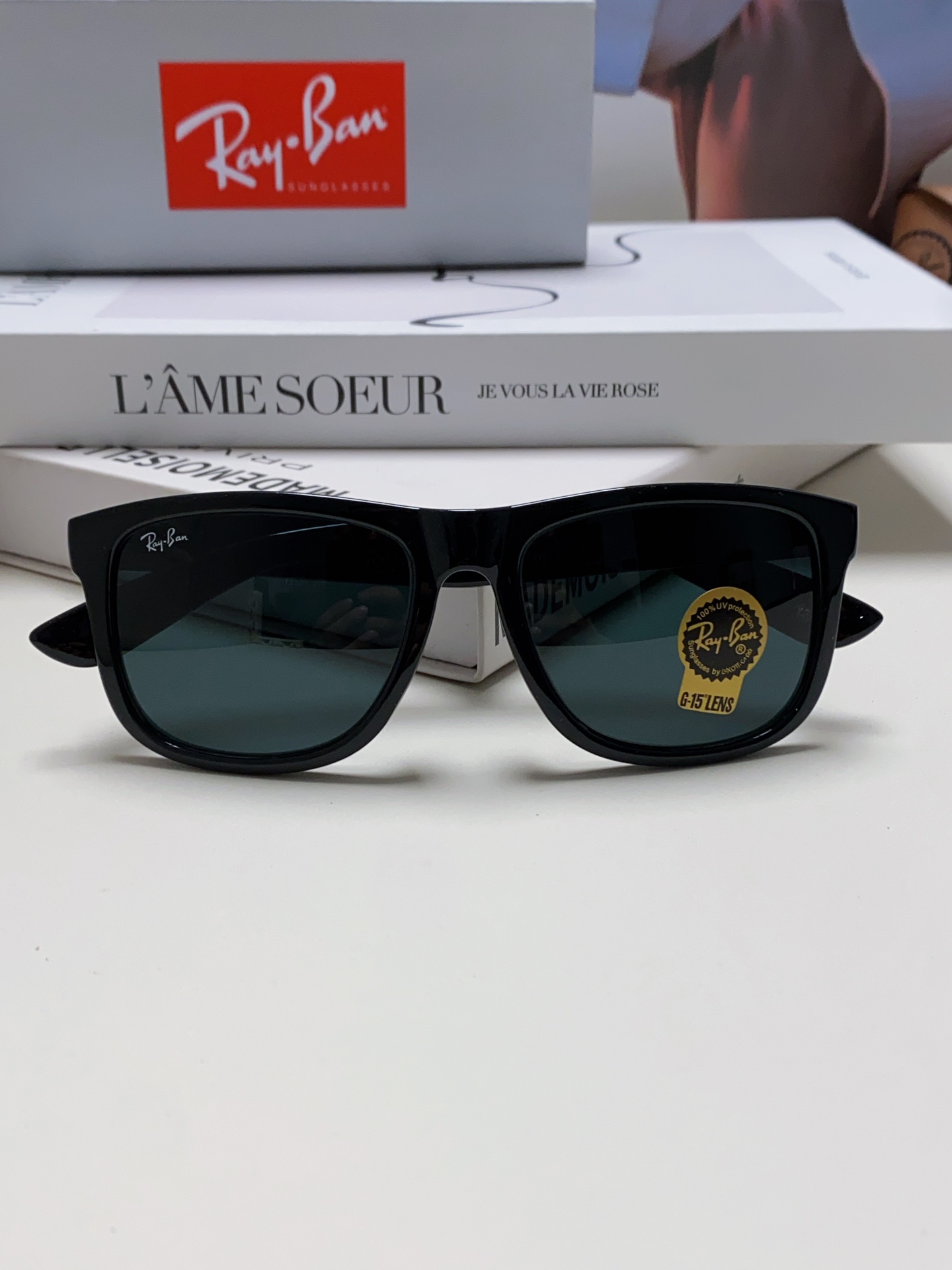 RAYBAN 雷朋 经典太阳镜  夏日限定色彩 男女通用款 Model ：RB4165 Size：55-