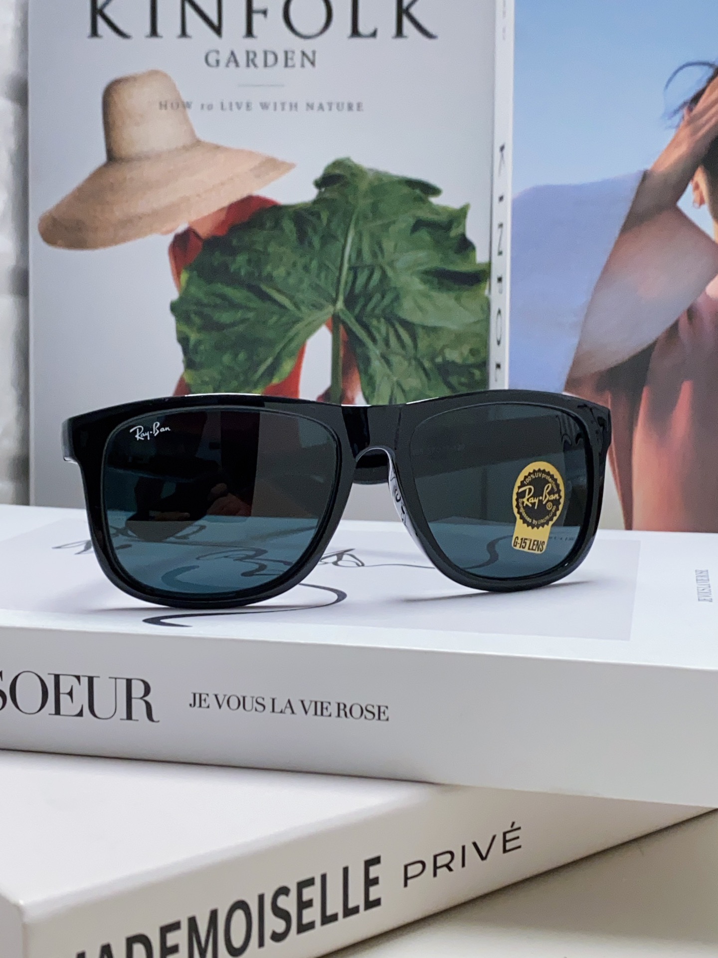 RAYBAN 雷朋 经典太阳镜  夏日限定色彩 男女通用款 Model ：RB4165 Size：55-