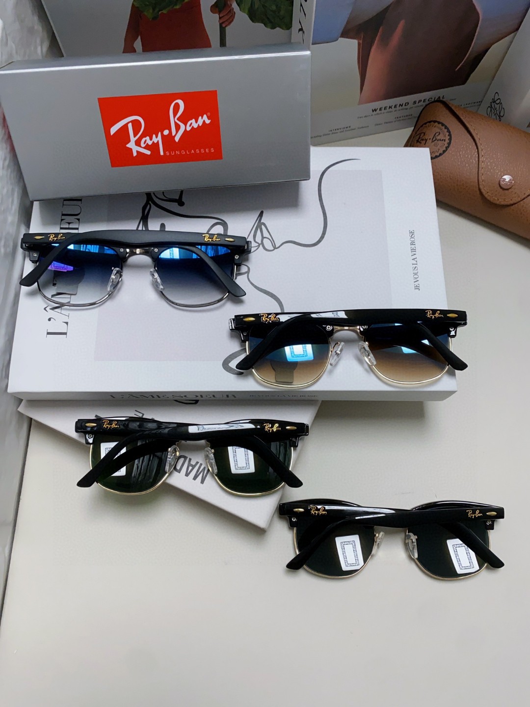 RAYBAN雷朋RB3016高品质原版品质防爆玻璃镜片️男女通用超帅气！size51-21-140