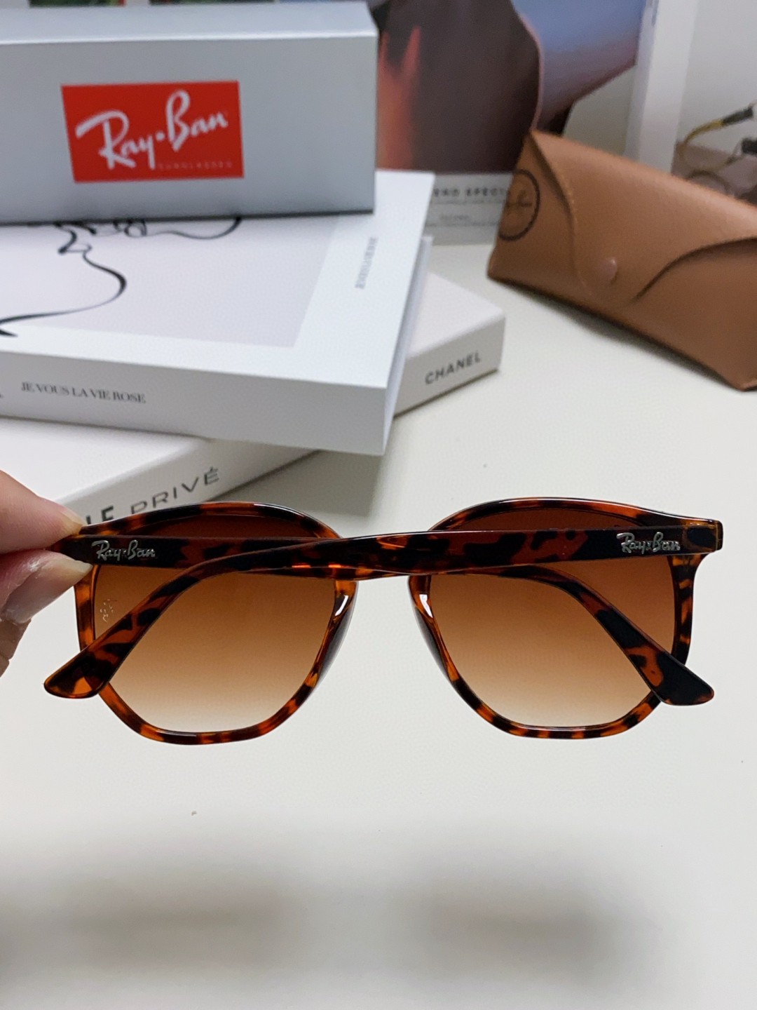 RayBan雷朋2024新款太阳镜不规则多边形眼镜大框防晒男女墨镜RB4306