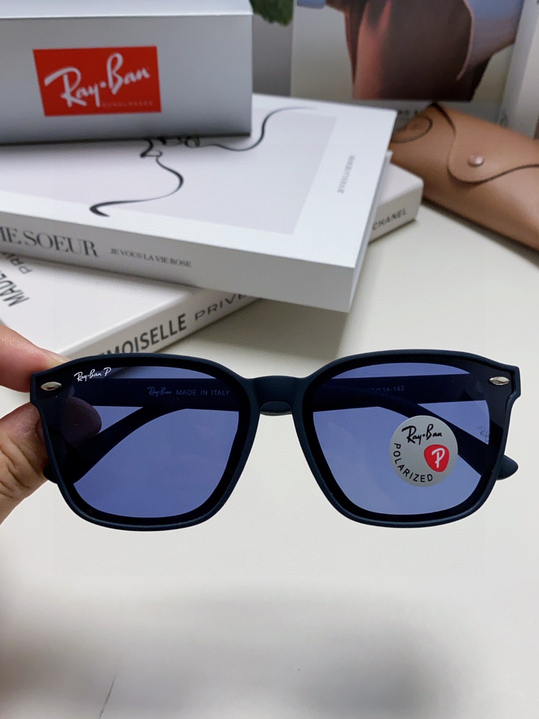 RayBan雷朋太阳镜黑超时尚眼镜开车防晒男女同款偏光墨镜RB8377