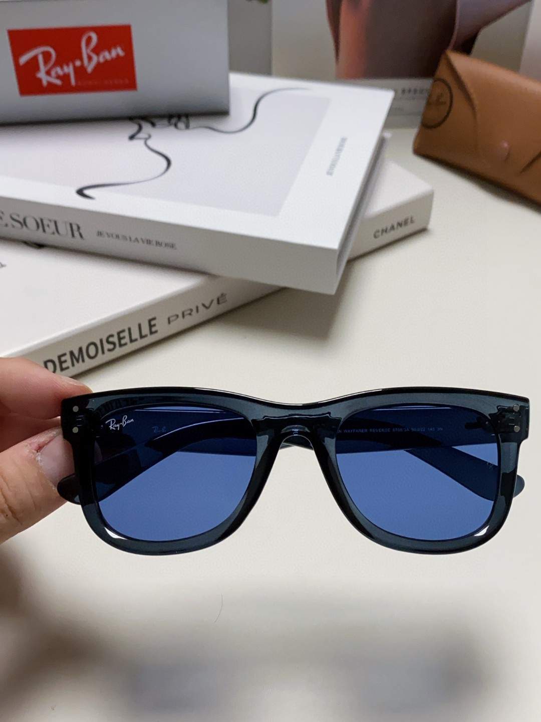 RayBan雷朋成毅同款REVERSE反转系列雷朋太阳镜黑超凹面墨镜0RBR0502S