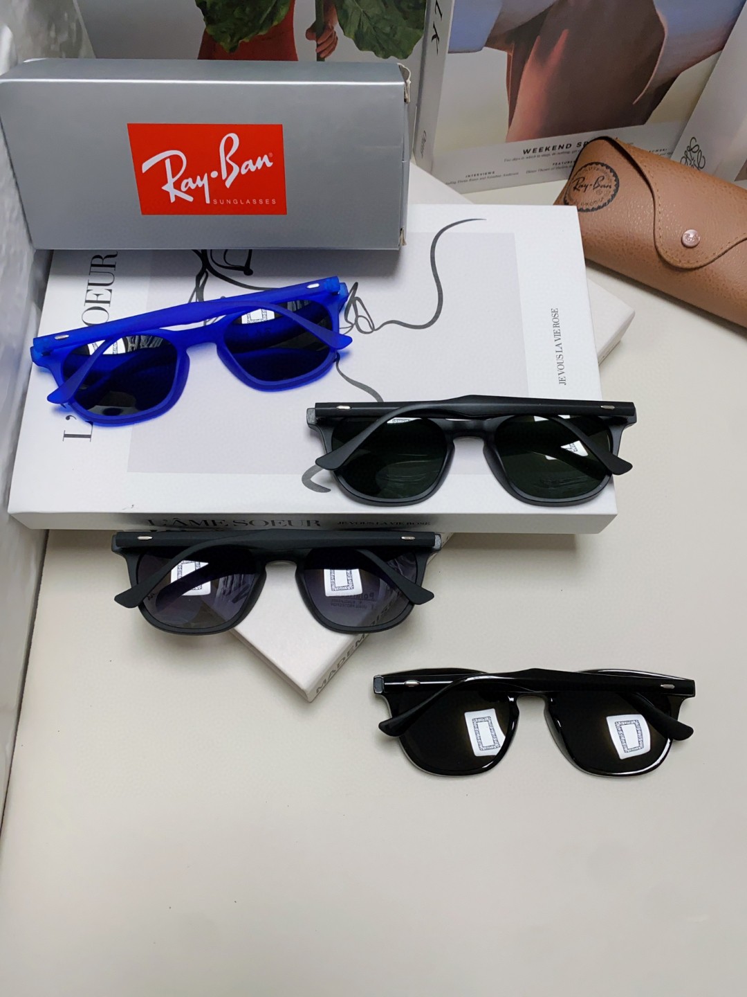 RayBan雷朋2024新款时尚太阳眼镜rb个性潮流男女款防强光太阳镜复古欧美圆脸偏光款RB4569