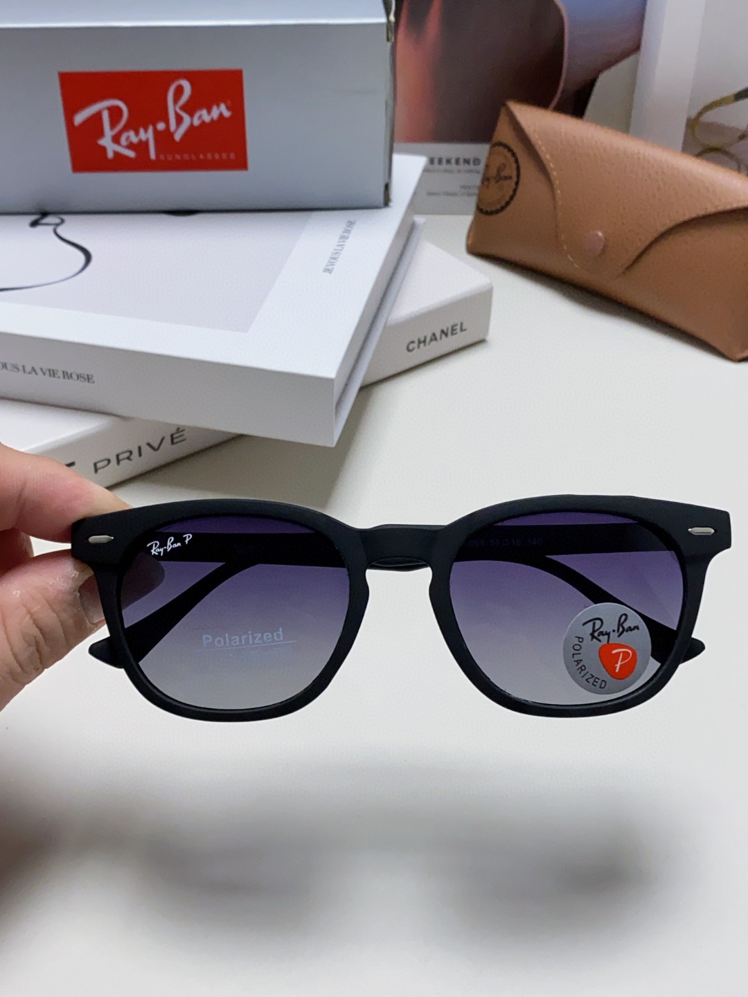 RayBan雷朋2024新款时尚太阳眼镜rb个性潮流男女款防强光太阳镜复古欧美圆脸偏光款RB4569