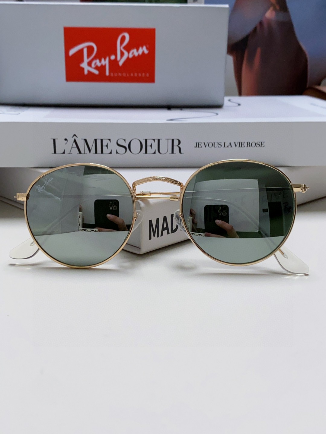 RAYBAN雷朋RB3447高品质防爆玻璃经典款潮框男女通用超帅气！size51-21-145