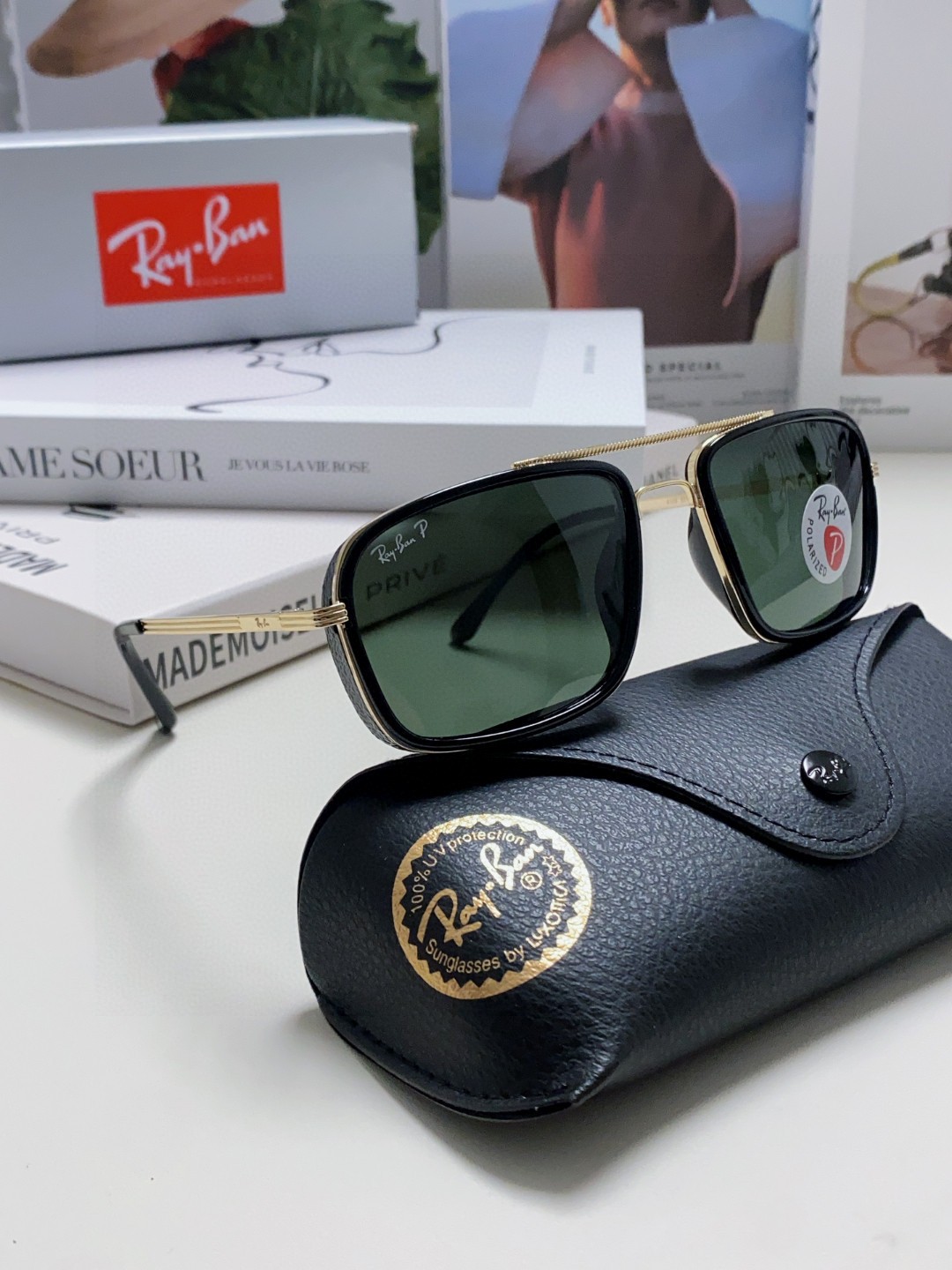  Rayban雷朋 新款RB4105 偏光太阳镜  男女同款时尚潮流墨镜驾驶开车休闲太阳眼镜