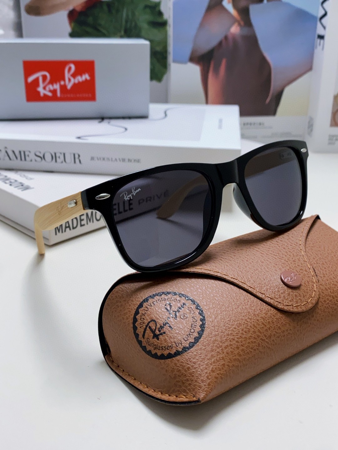  RAYBAN 雷朋 RB2140木腿版 🌻🌻🌸超有型🇮🇹💋💋潮款太阳镜，男女通用款