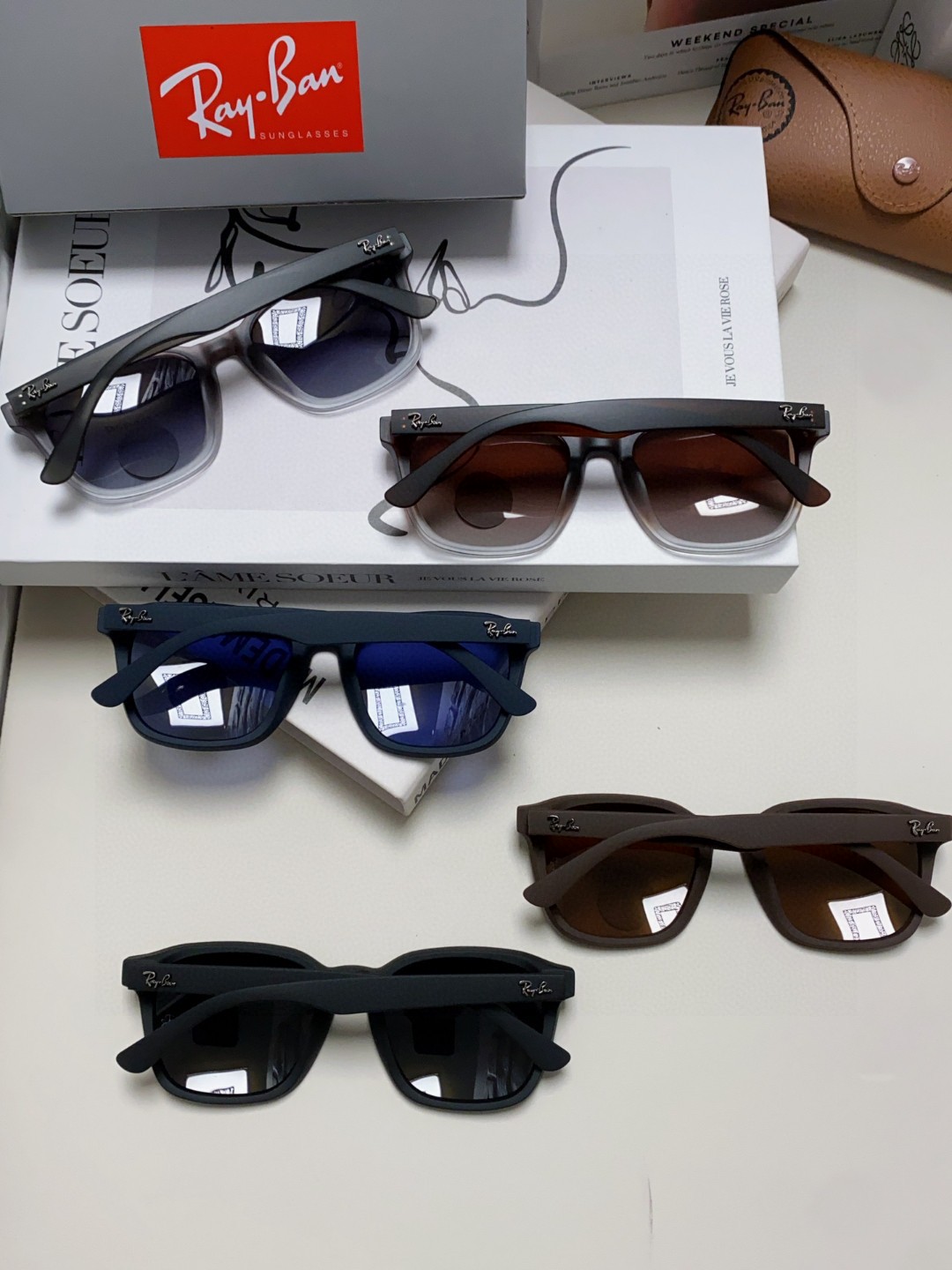  RayBan雷朋太阳镜黑超时尚眼镜开车防晒男女同款偏光墨镜 RB8377 