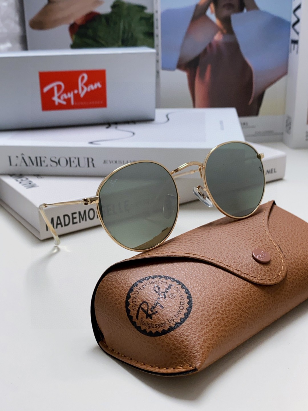 RAYBAN雷朋RB3447高品质防爆玻璃经典款潮框男女通用超帅气！size51-21-145