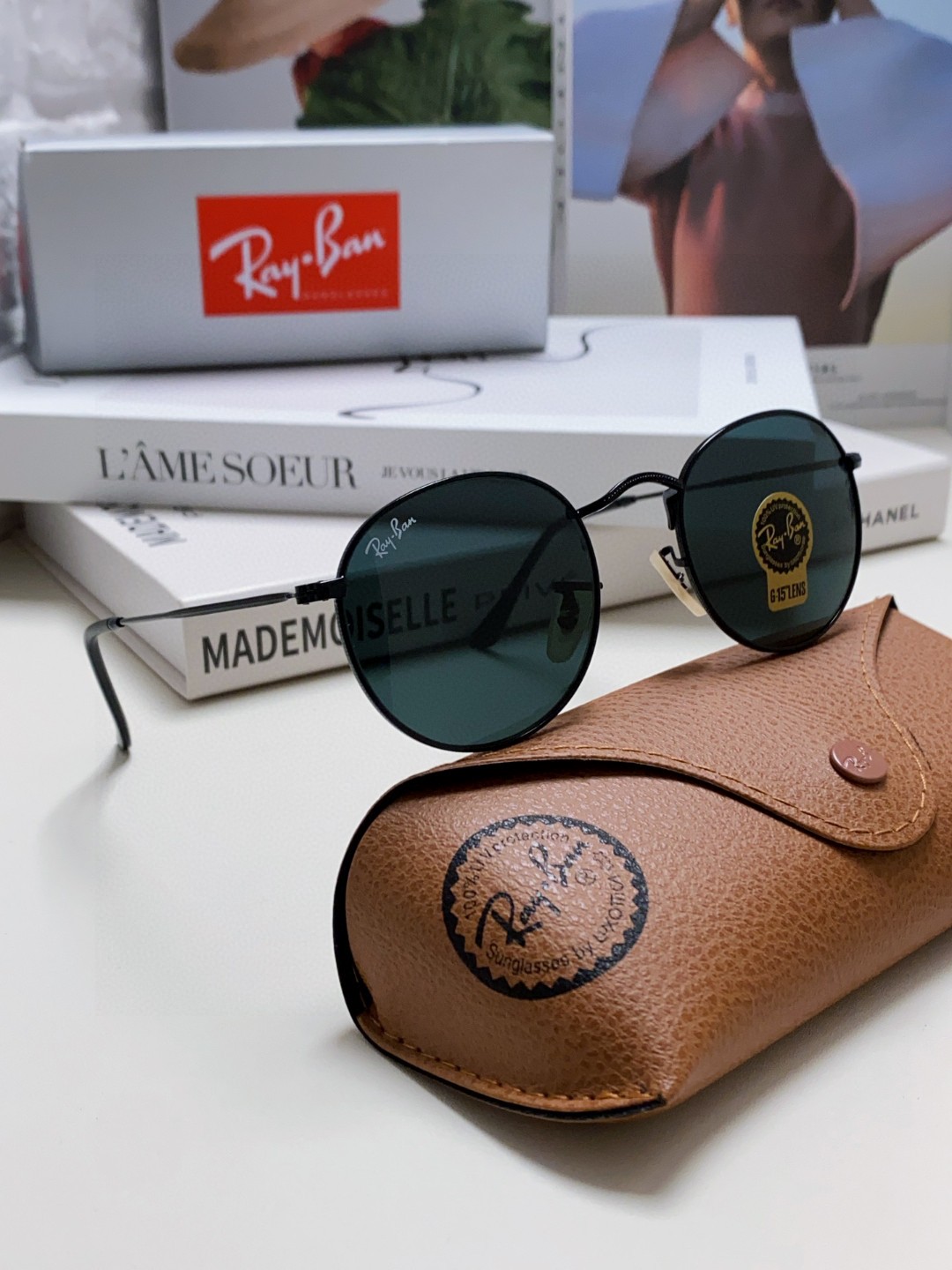 RAYBAN雷朋RB3447高品质防爆玻璃经典款潮框男女通用超帅气！size51-21-145