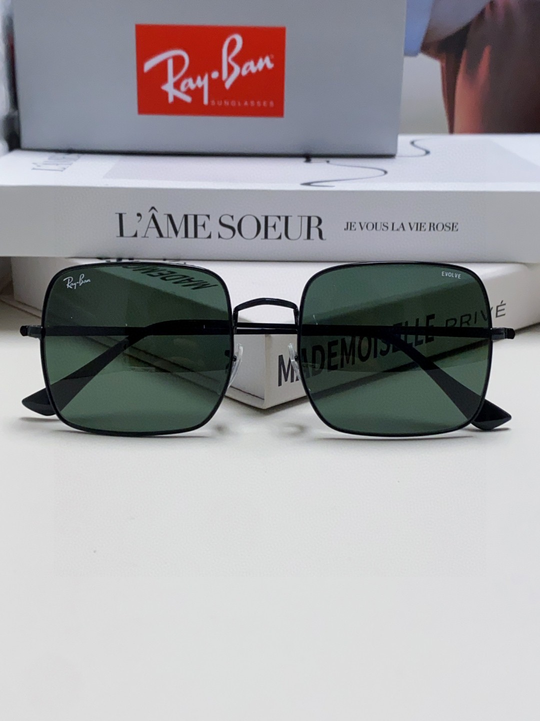 RayBan雷朋男士女士RB1971方形金属太阳眼镜高品质