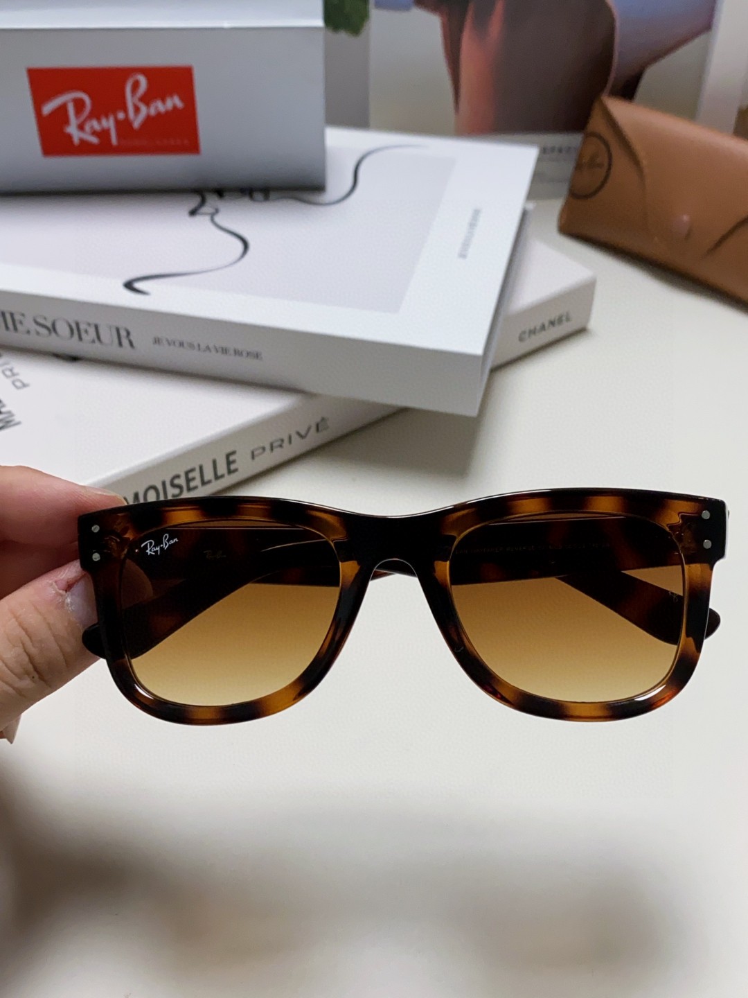 RayBan雷朋成毅同款REVERSE反转系列雷朋太阳镜黑超凹面墨镜0RBR0502S