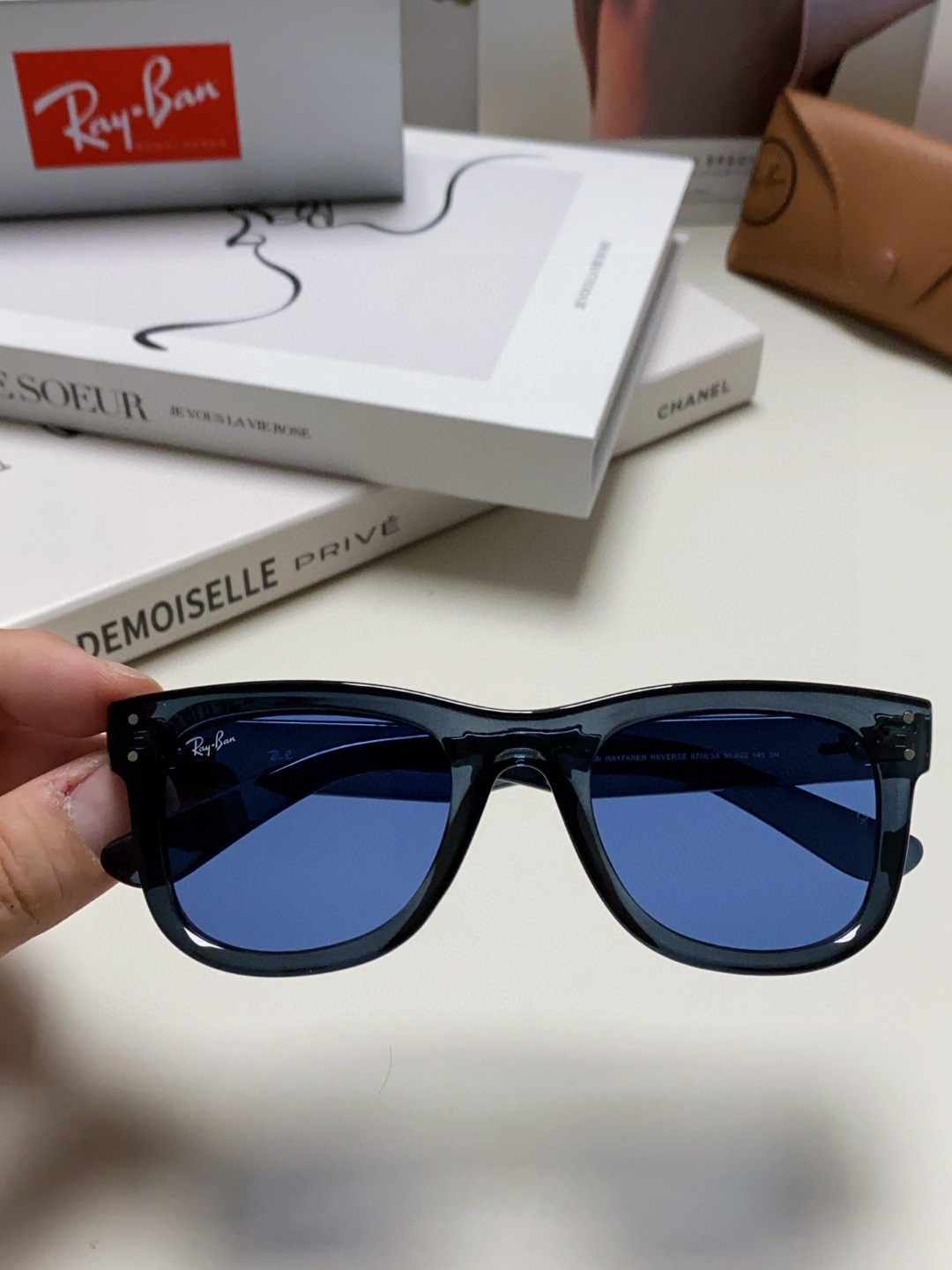 RayBan雷朋成毅同款REVERSE反转系列雷朋太阳镜黑超凹面墨镜0RBR0502S