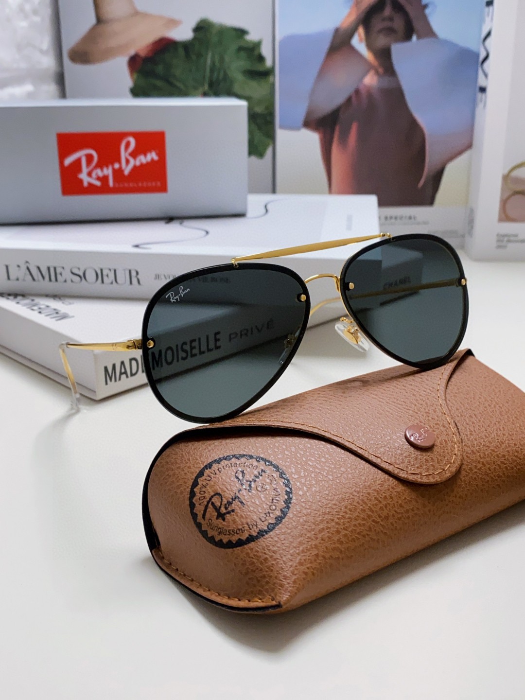 RAYBAN雷朋RB3584高品质经典款潮框男女通用超帅气！