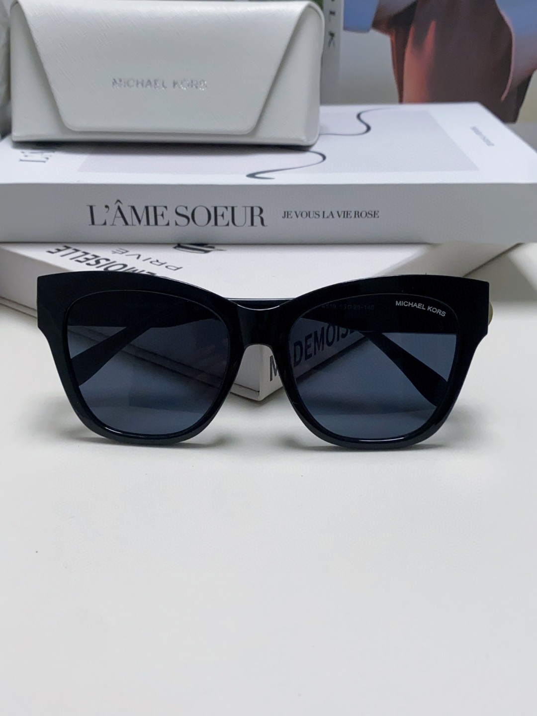 P158 MK MICHAEL KORS Retrologo Female Miracle Miracle Sunglasses - 图片 9