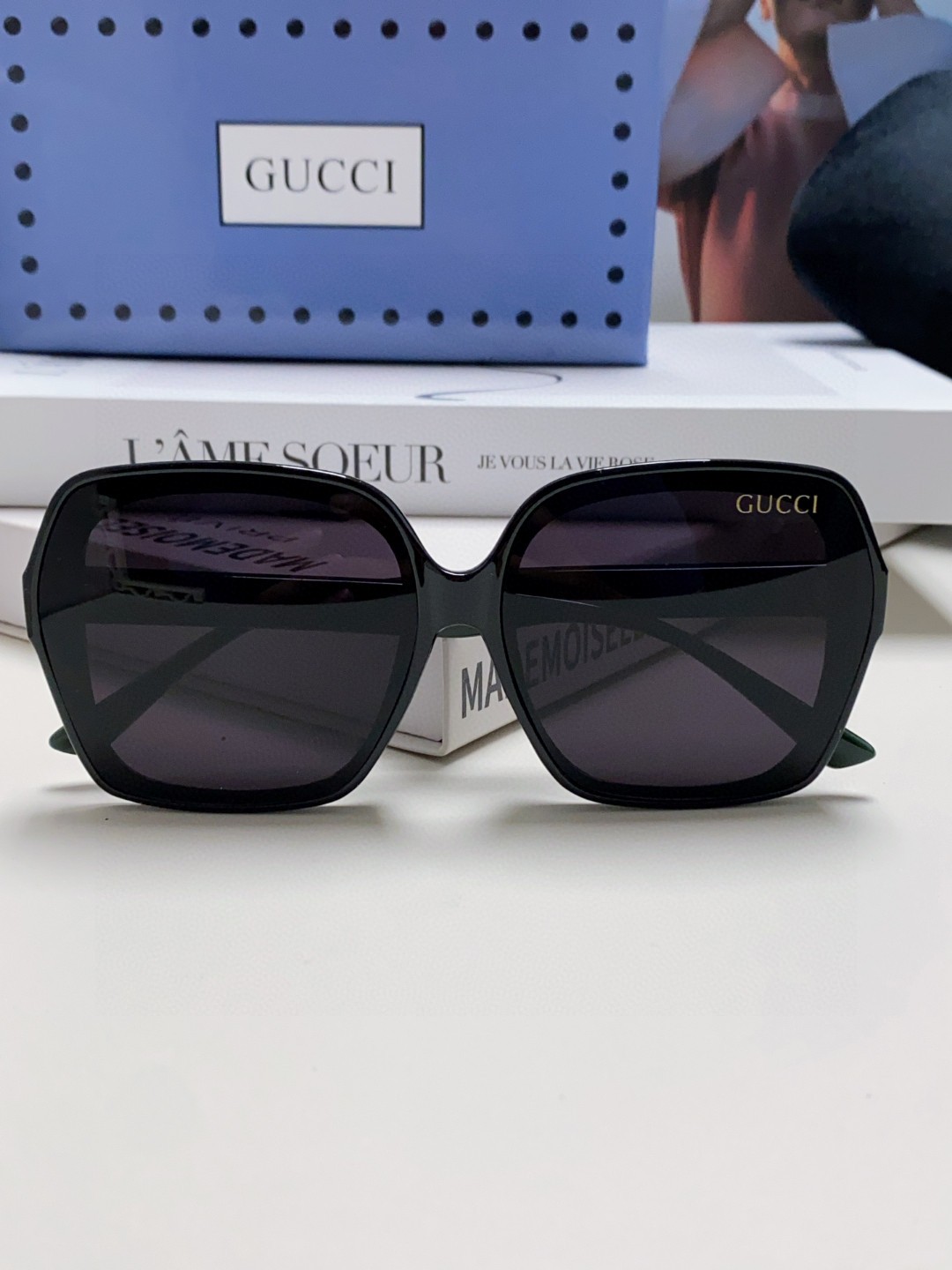 Gucci古奇防晒太阳镜时尚欧美风遮掩镜超显笑脸百搭