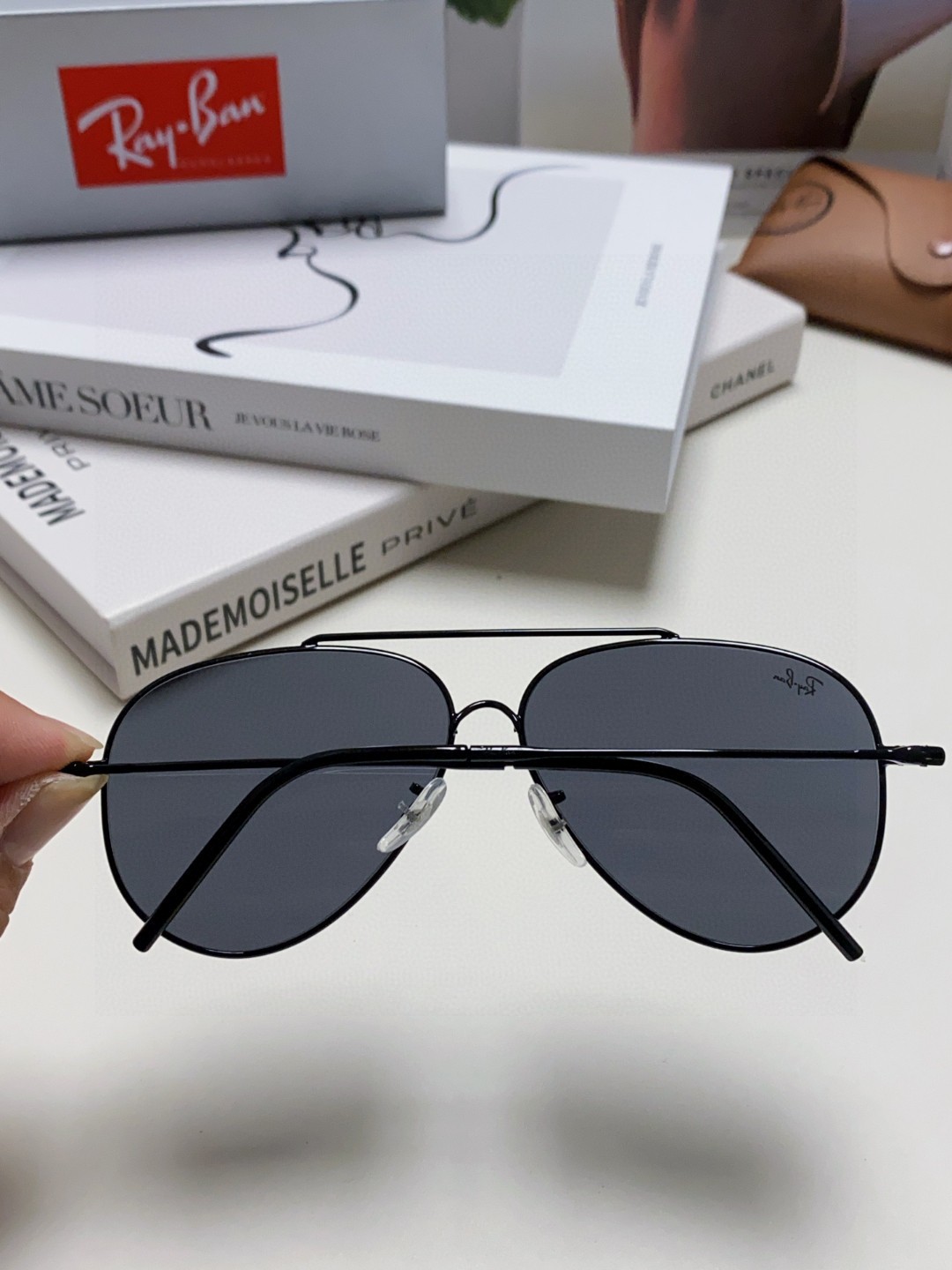  雷朋（RayBan）成毅同款REVERSE反转系列 凹面镜片 莱尼克拉维茨联名限量版飞行员式墨镜 BR