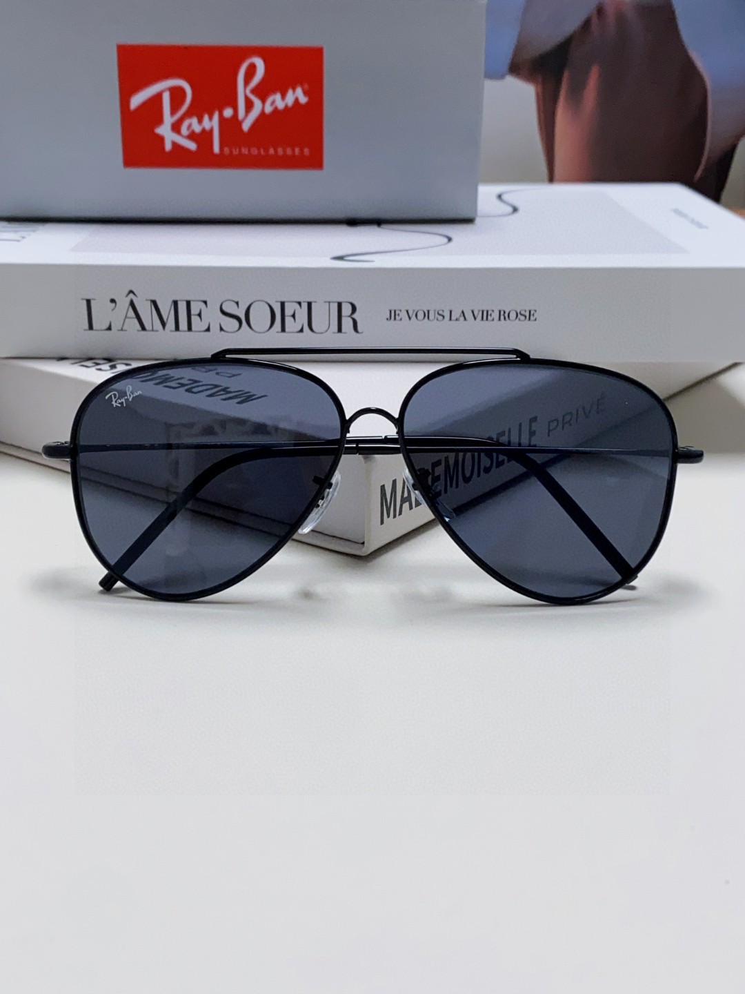  雷朋（RayBan）成毅同款REVERSE反转系列 凹面镜片 莱尼克拉维茨联名限量版飞行员式墨镜 BR