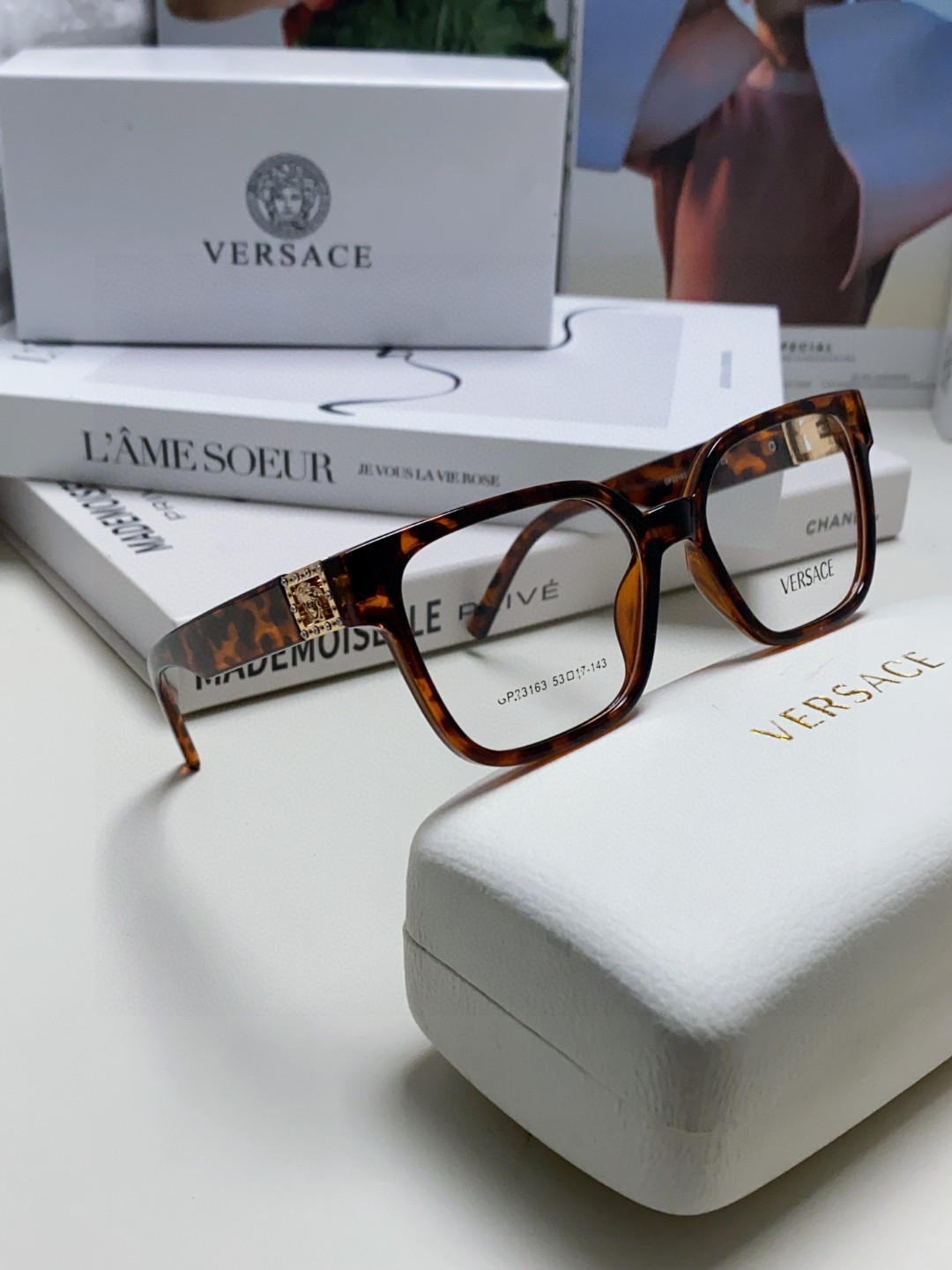  versace范思哲 2024新品 男士女士通用 光学镜架 