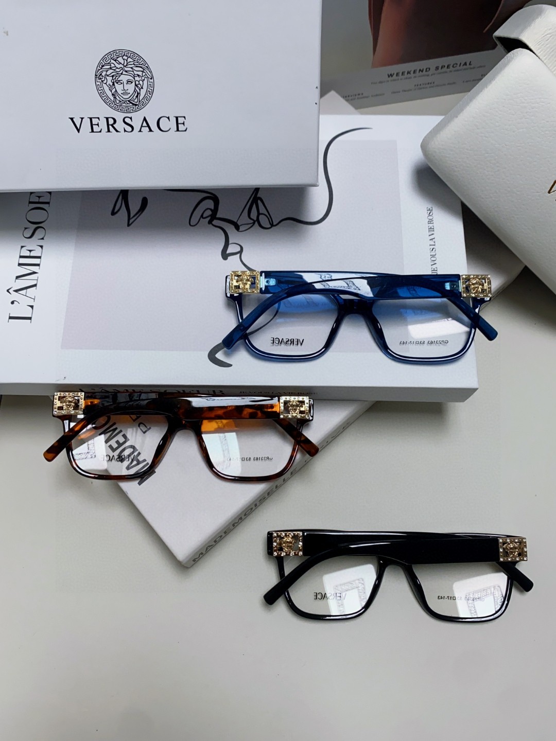  versace范思哲 2024新品 男士女士通用 光学镜架 