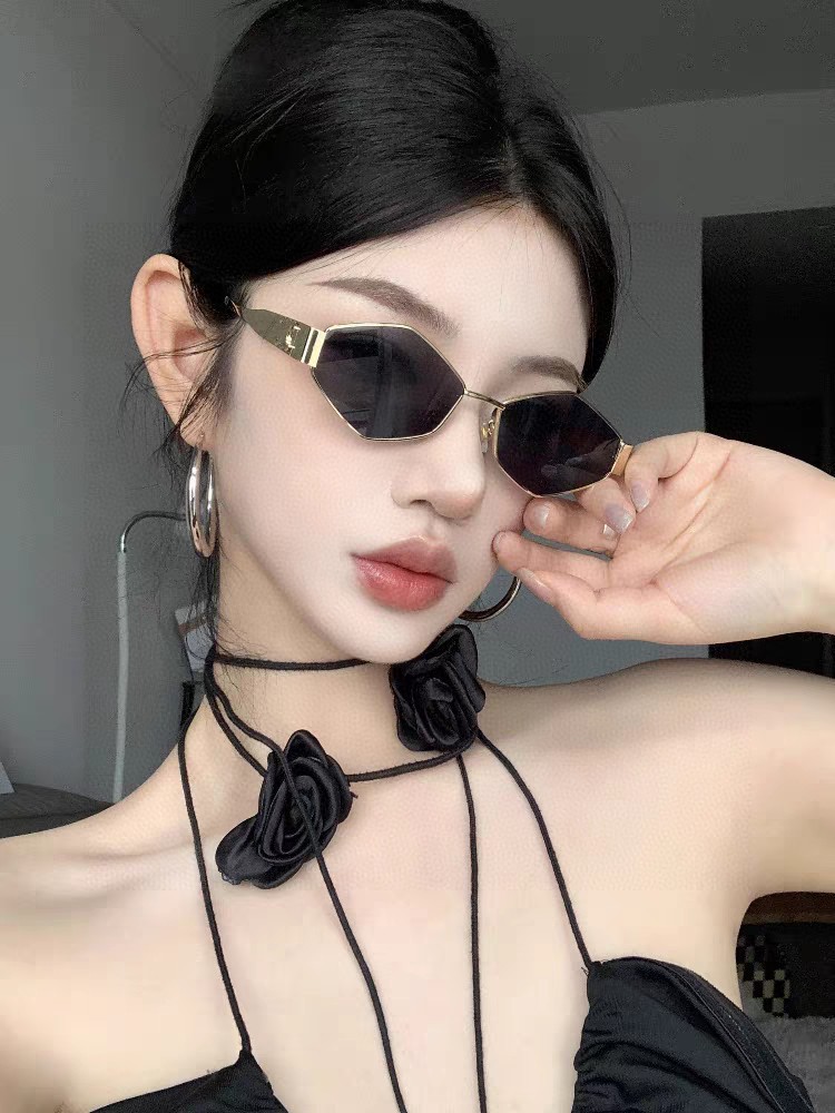  Celine赛林 2025新款欧美时尚多边形墨镜女高级感 网红防晒街拍太阳眼镜男女复古 