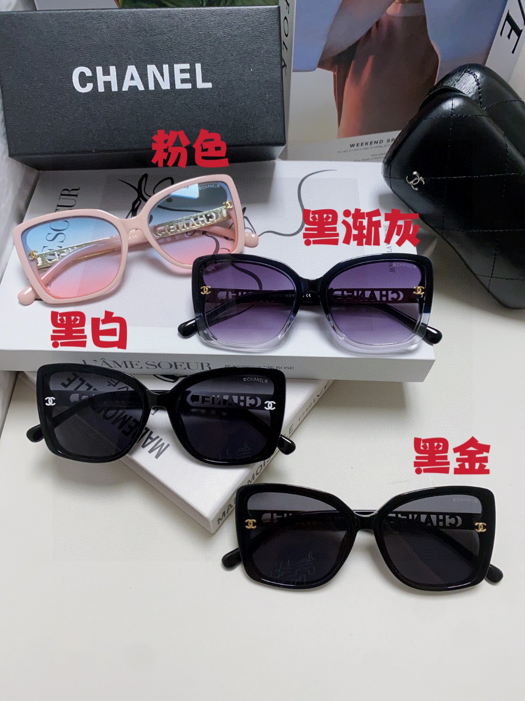  Chanel香奈儿 2025新款 🕶️ch0772镂空腿新款来咯～
🦋优雅气质的蝶形设计 不挑人~
复