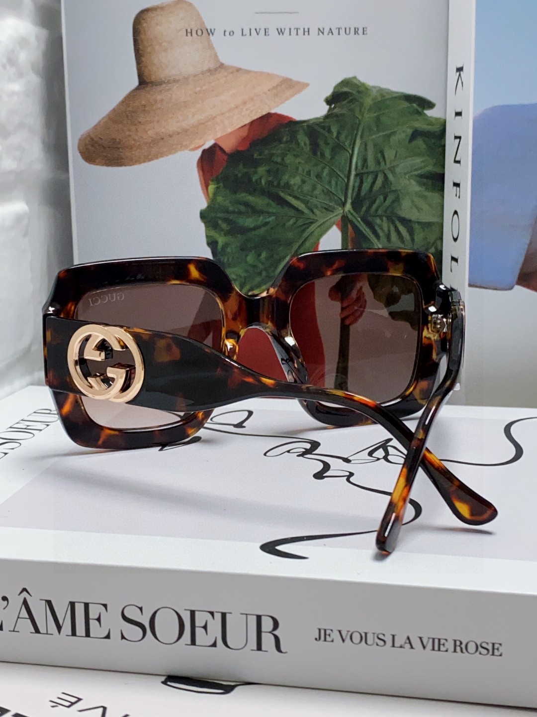  GUCCI/太阳镜 GG0178S 大方框女款时尚墨镜 