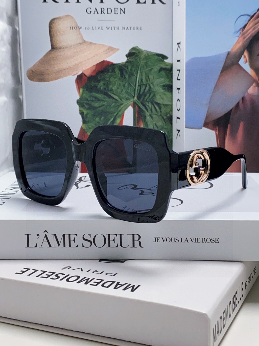  GUCCI/太阳镜 GG0178S 大方框女款时尚墨镜 